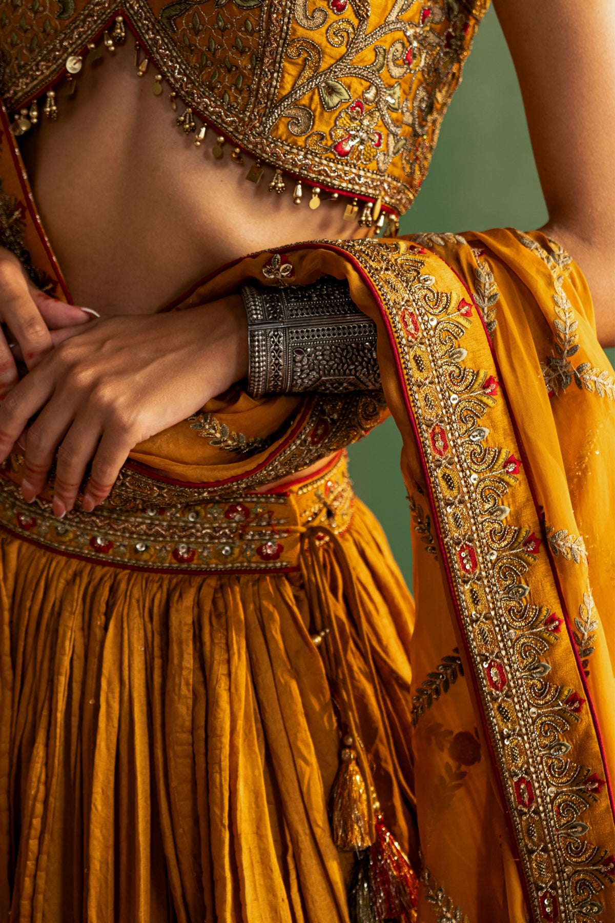 Vritika Chanderi Lehenga Set