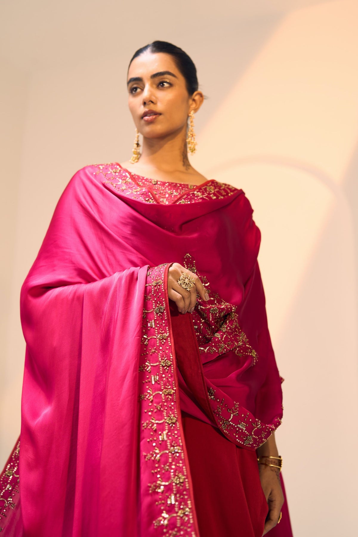 Pink Isha Dupatta