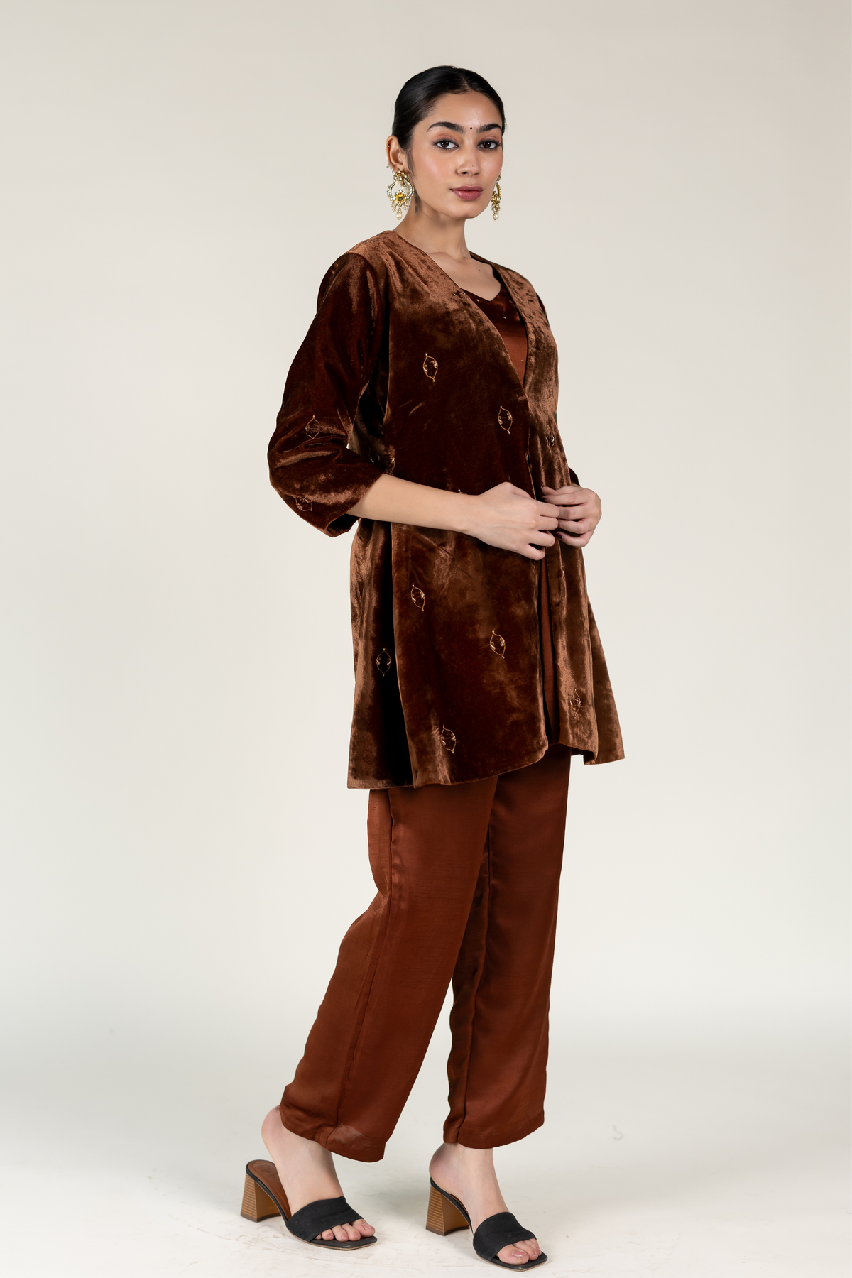 Brown Gulbahar Jacket