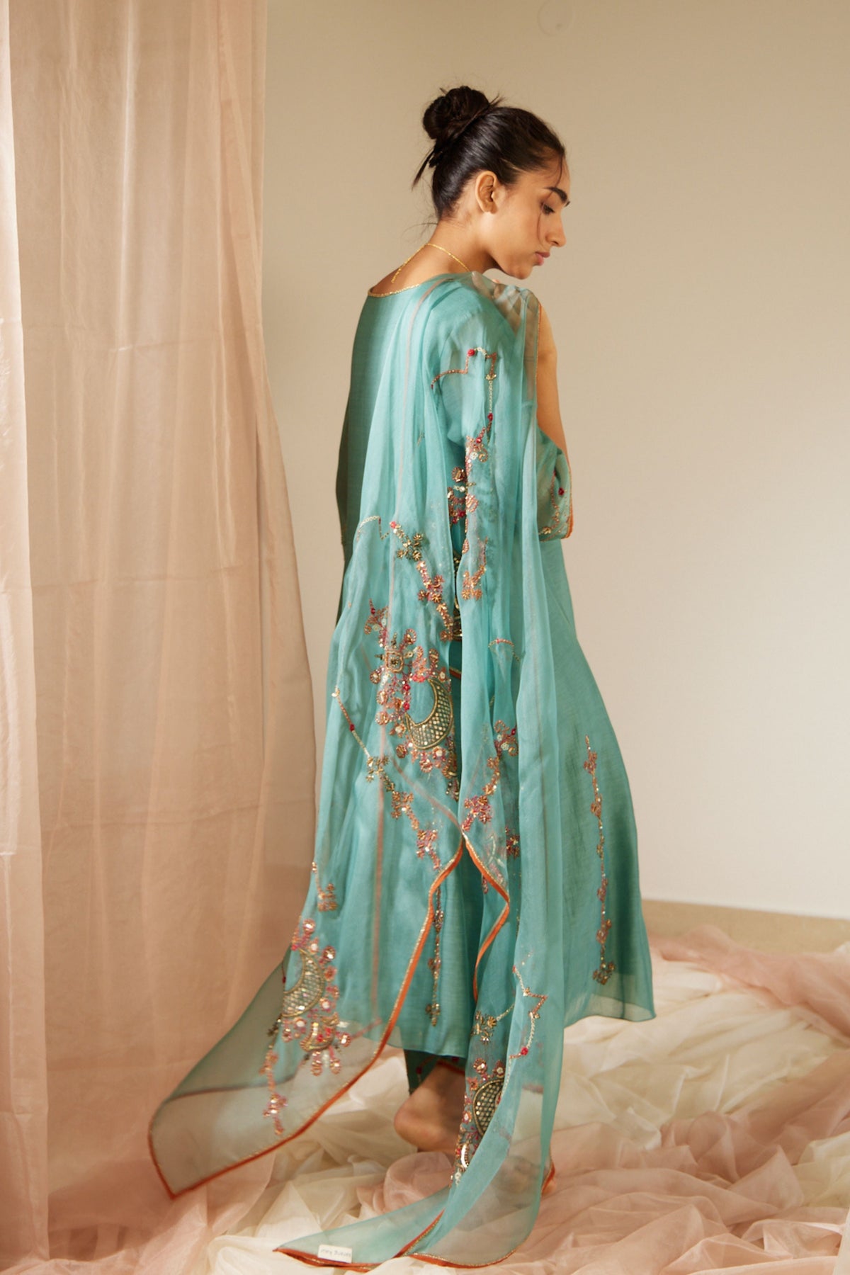 Blue Vrinda Dupatta