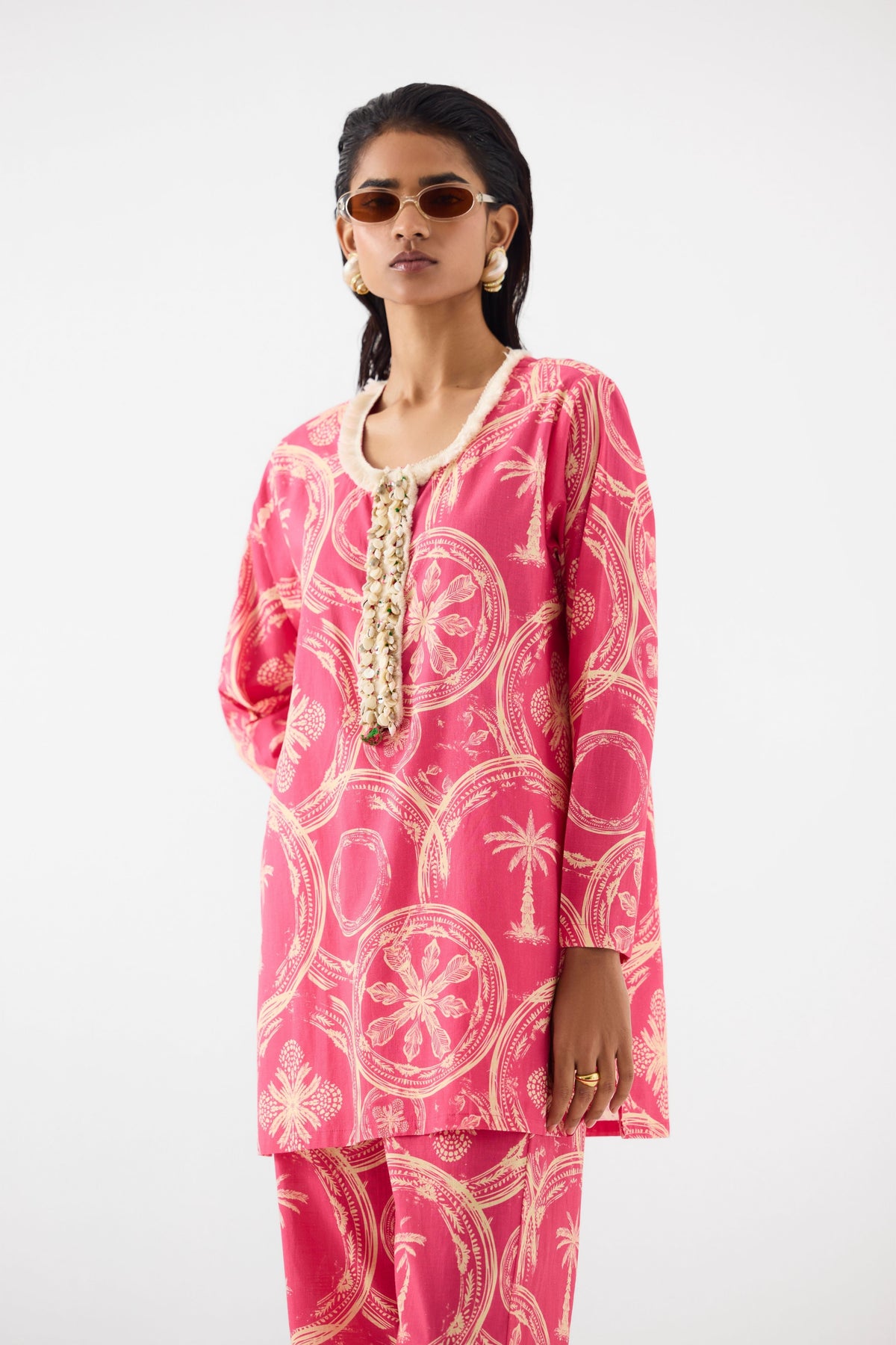 Areca Palm Pink Co-ord Set