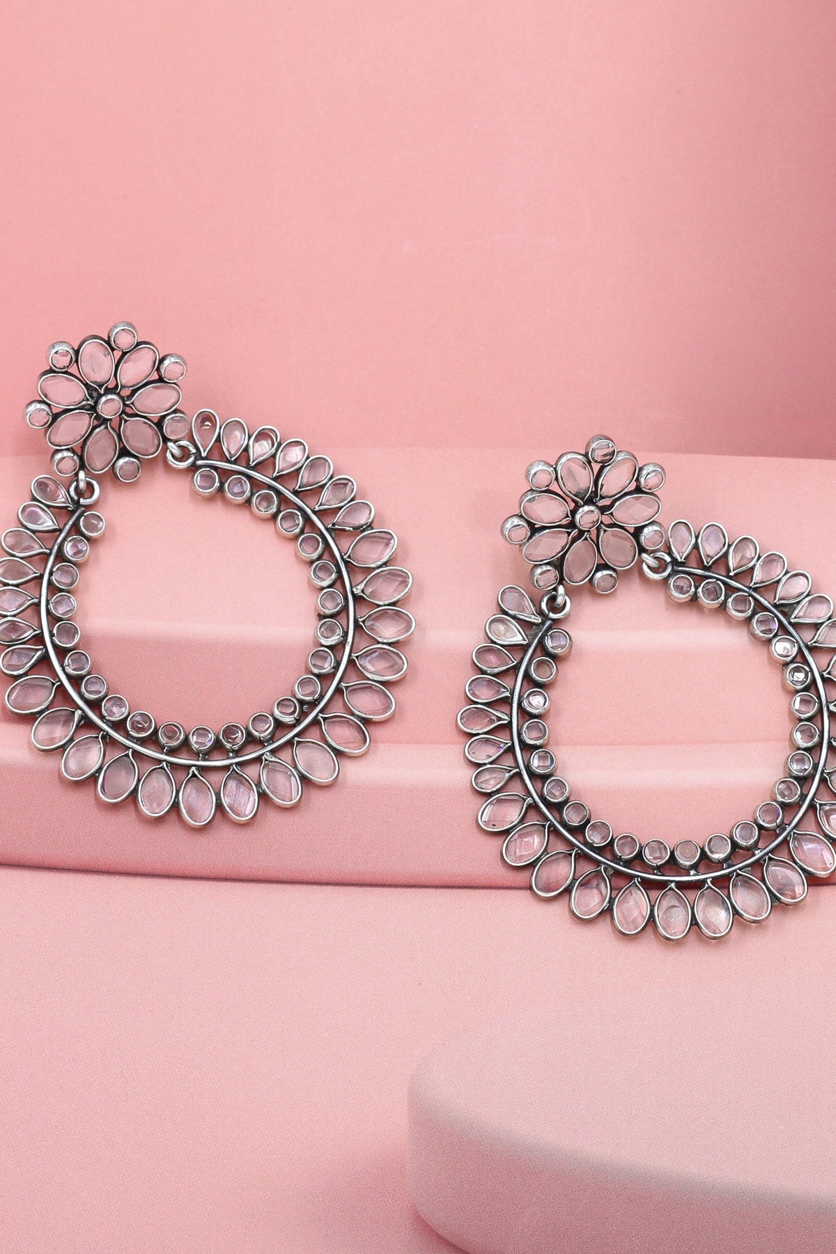 Radiant Silver Earrings