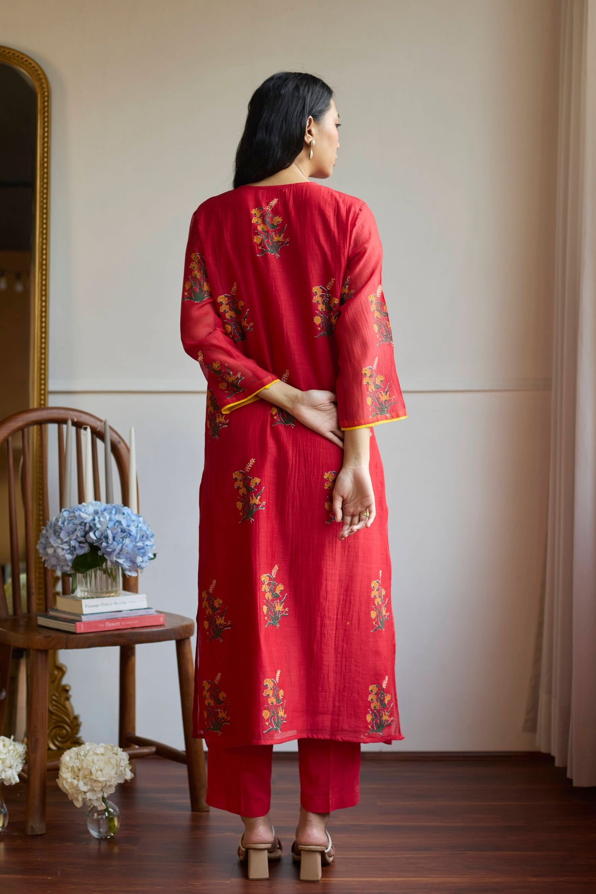 Scarlet Kurta Set