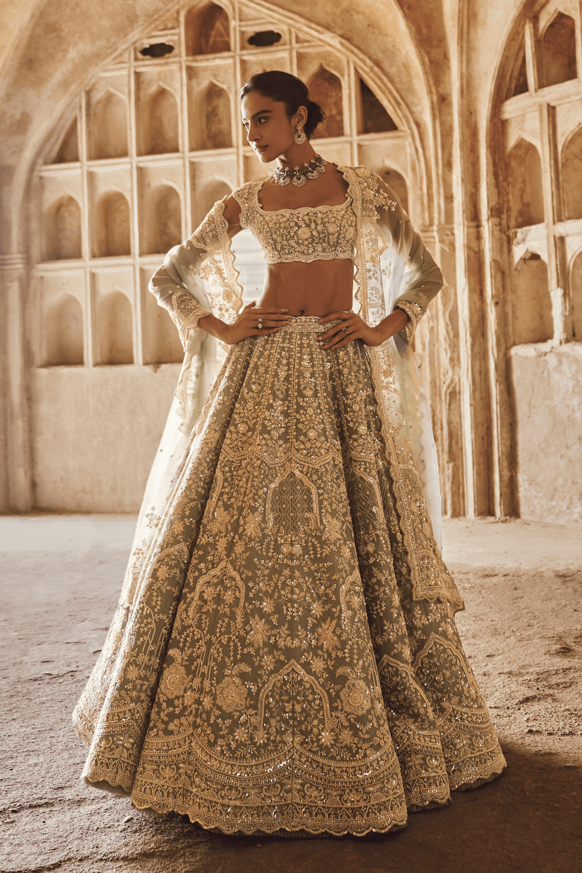 Blue Naina Lehenga Set