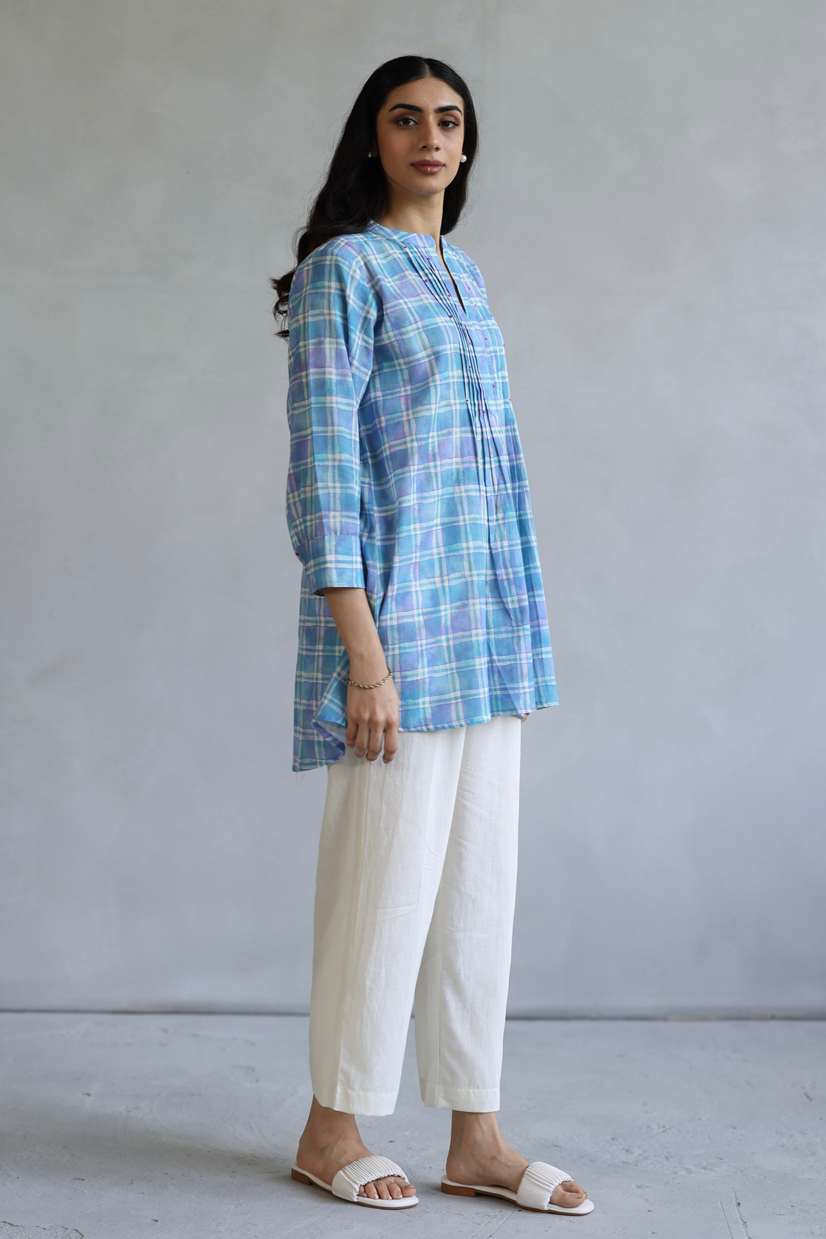 Blue Meraki Tunic