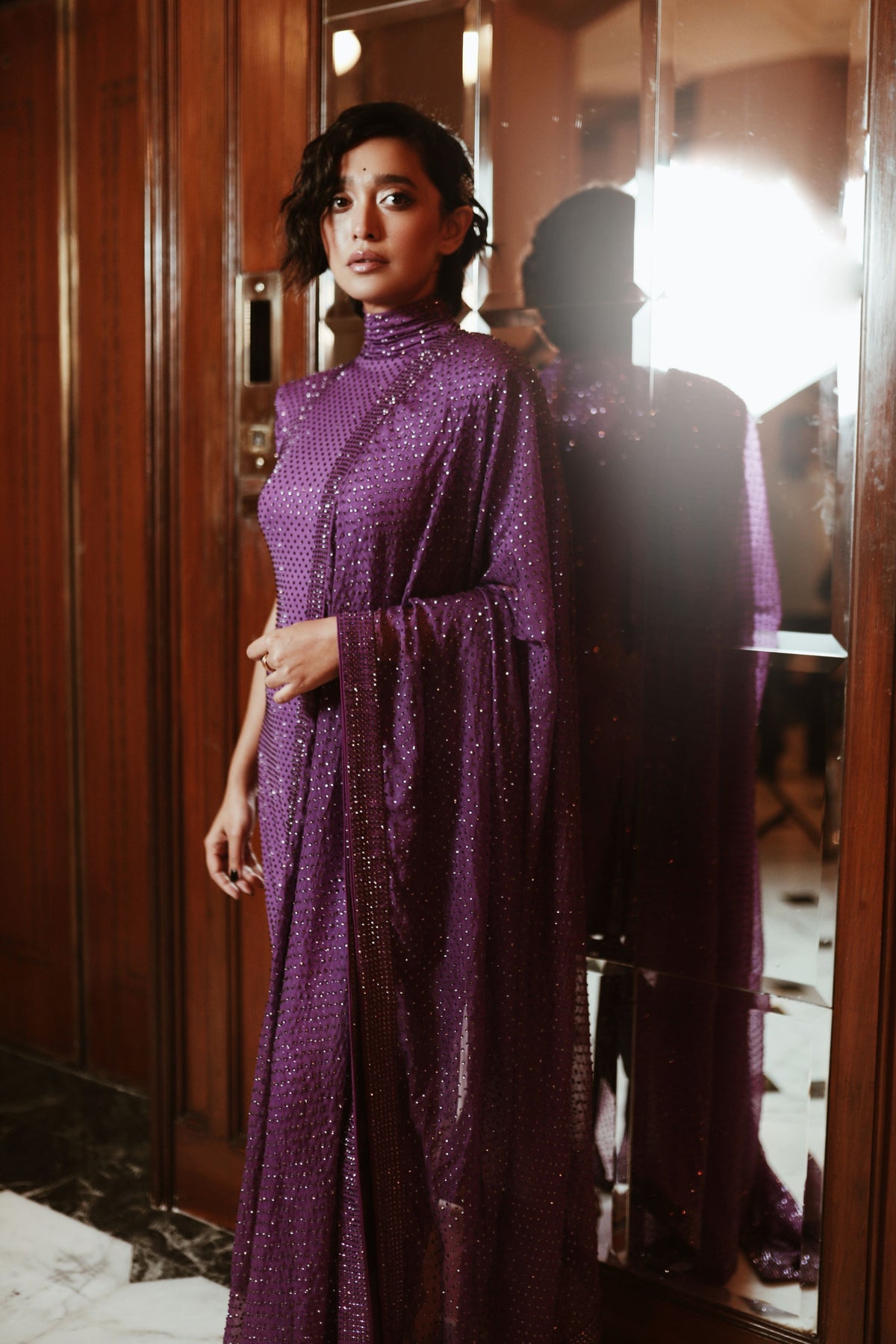 Vintage Violet Kurta Set