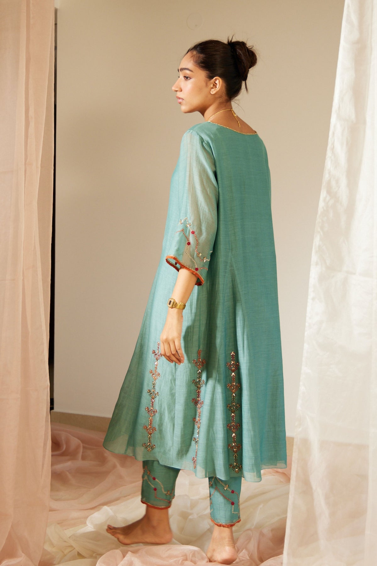 Blue Vrinda Kurta Set