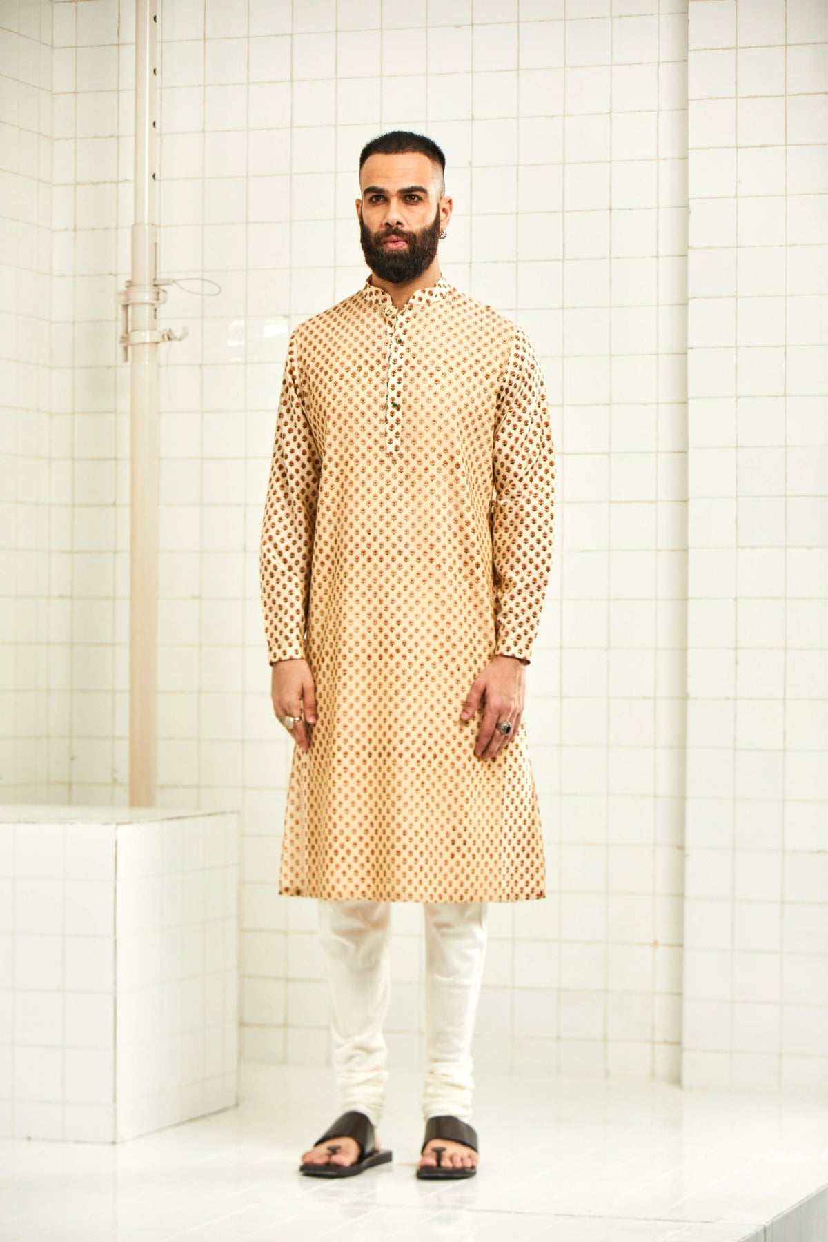 Chhitroli Pintuck Kurta Set