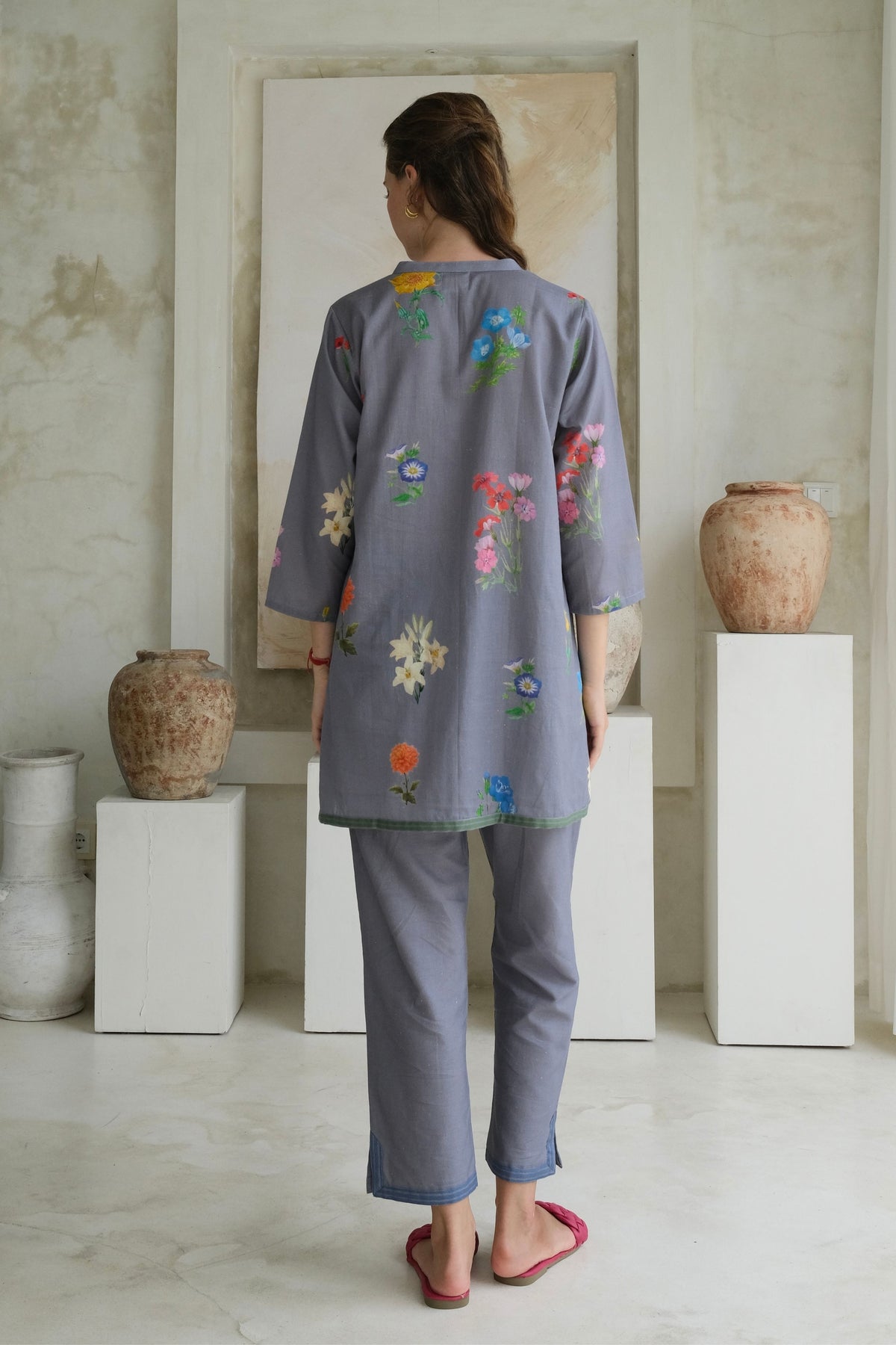 Marigold Periwinkle Tunic