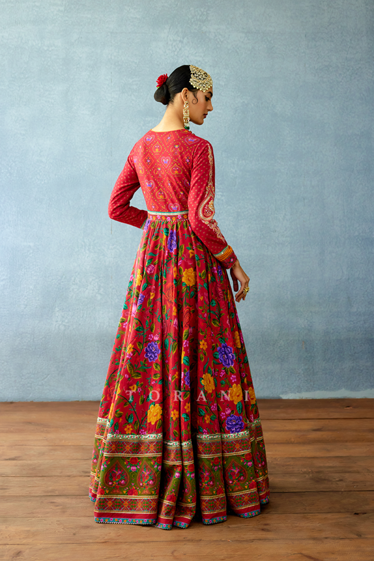 Dil Surkh Nimat Anarkali Set