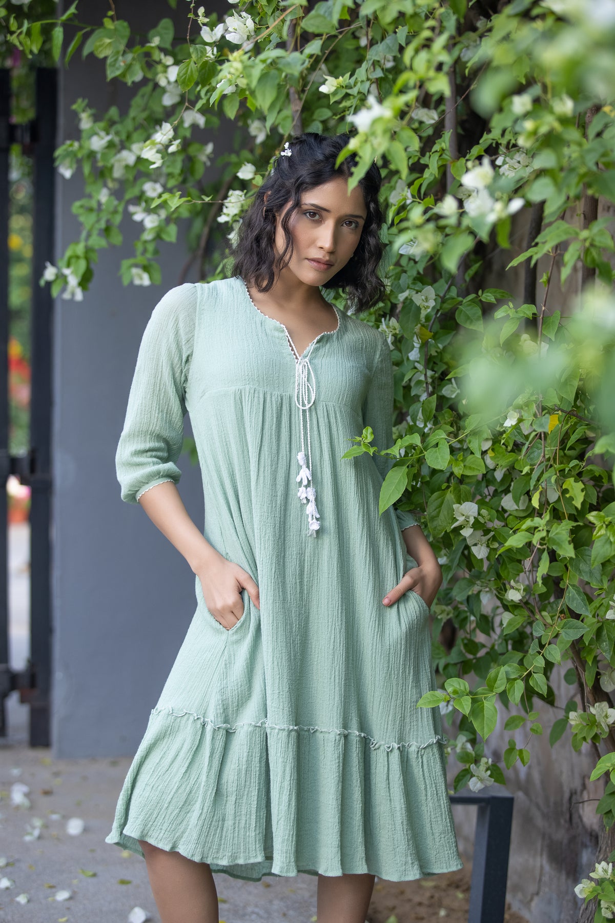 Sage Green Irene Dress