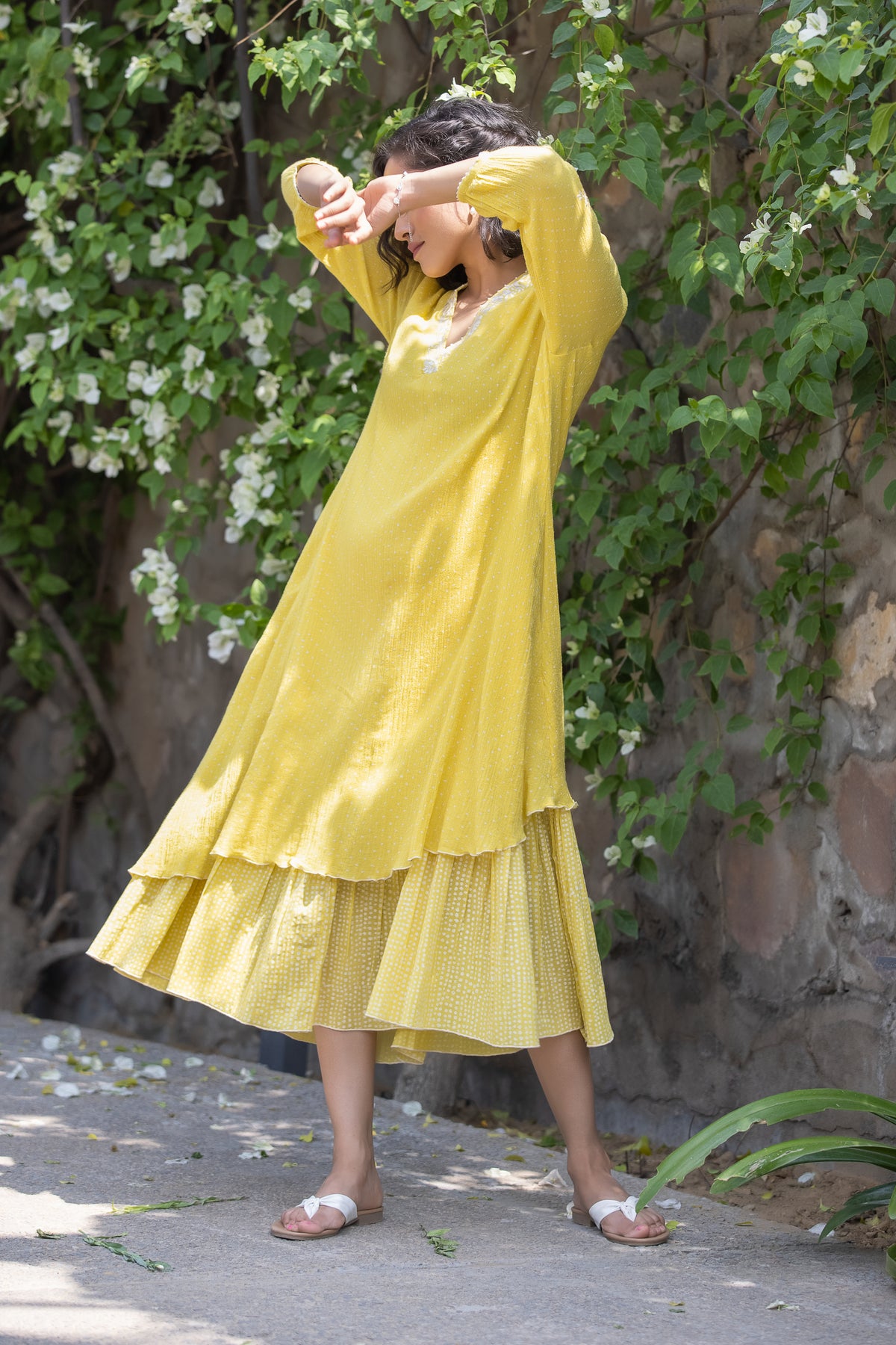 Royal Yellow Dhvani Dress