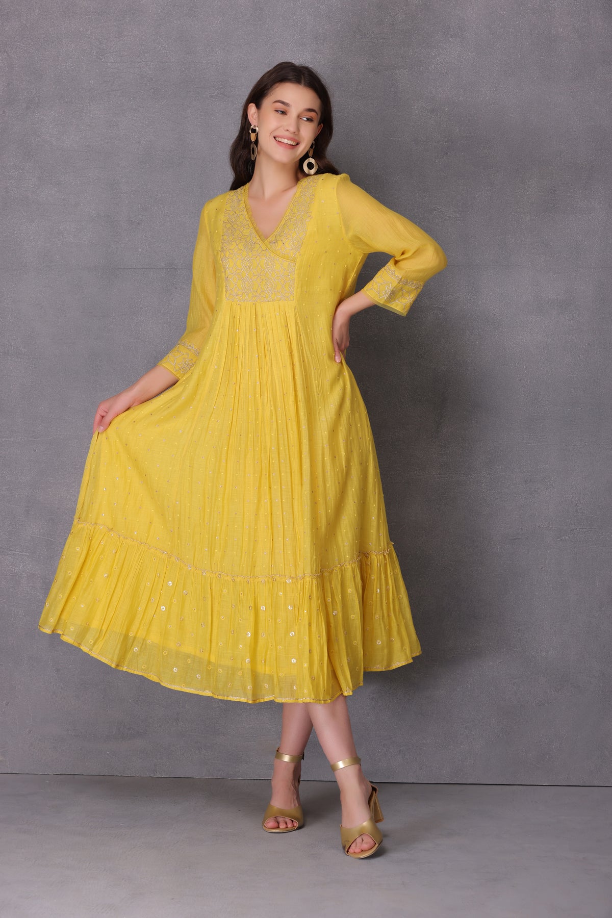 Yellow Aelina Dress