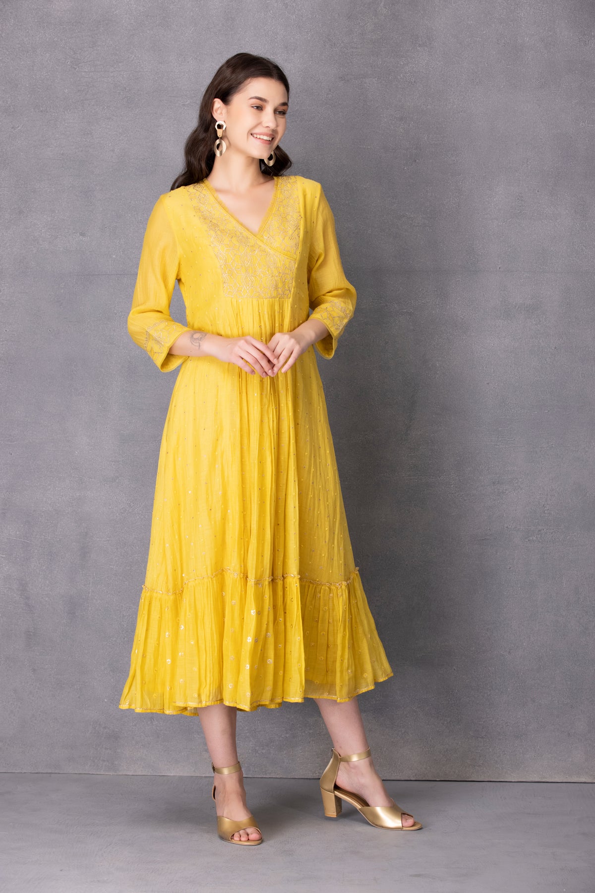 Yellow Aelina Dress