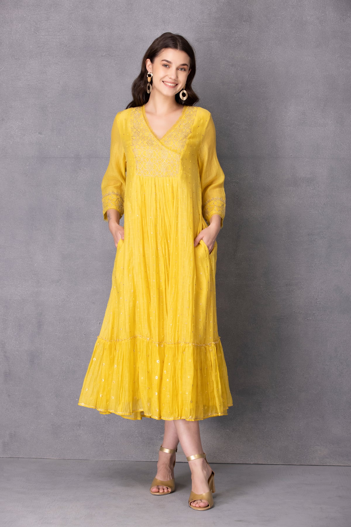 Yellow Aelina Dress