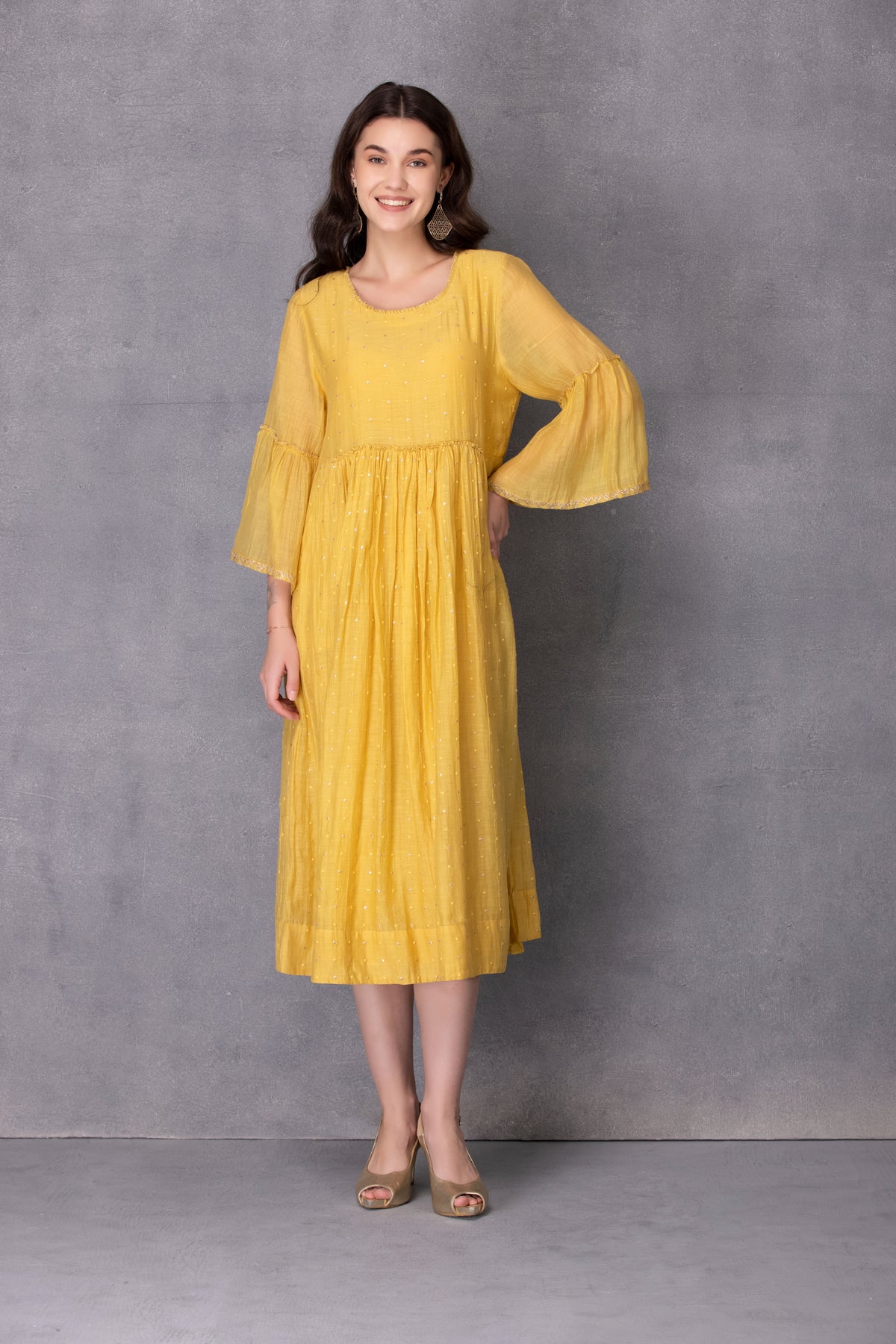 Yellow Zenda Dress