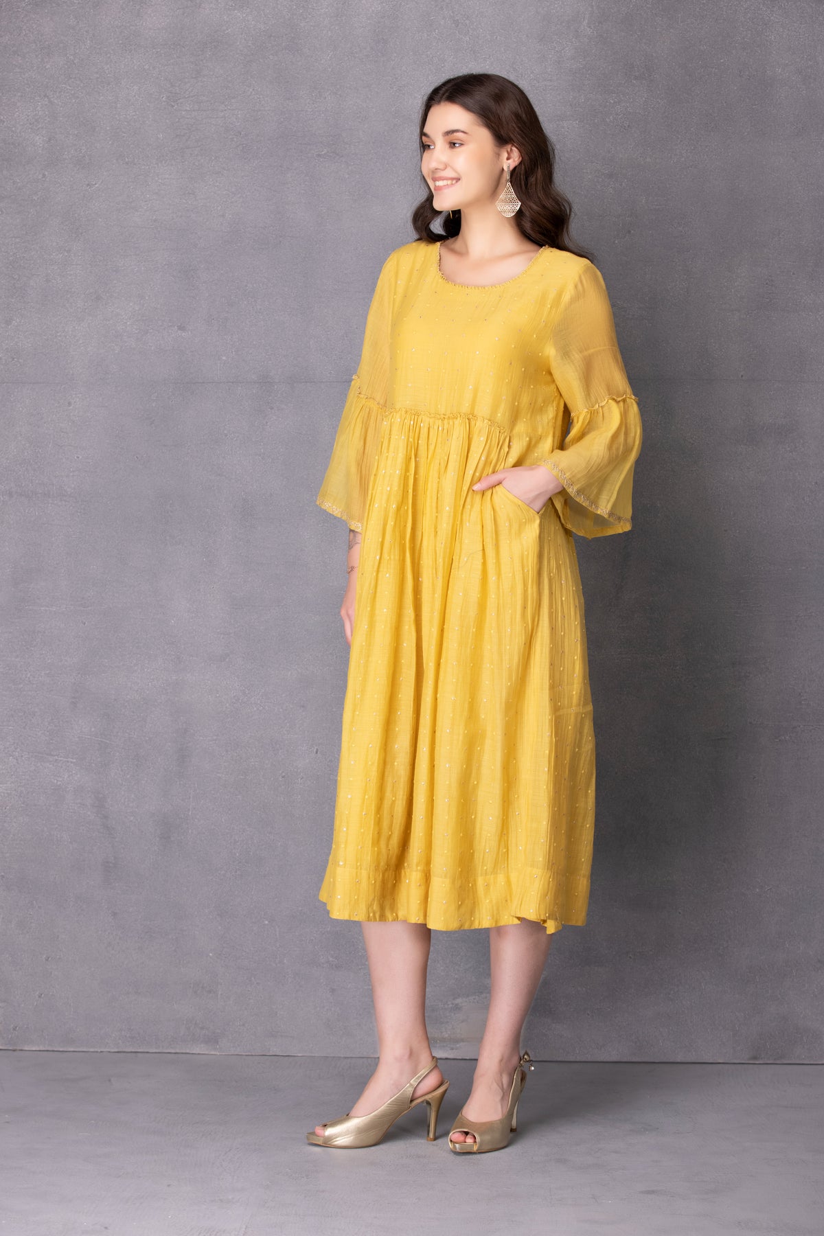 Yellow Zenda Dress