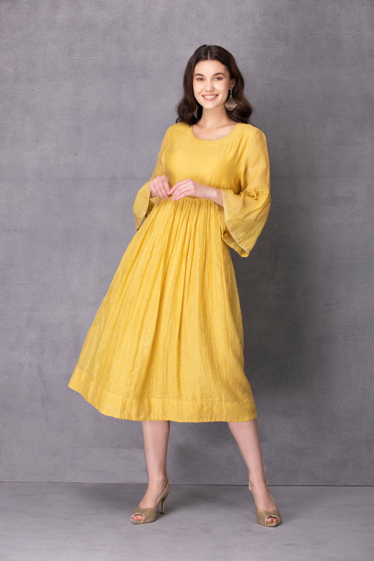 Yellow Zenda Dress