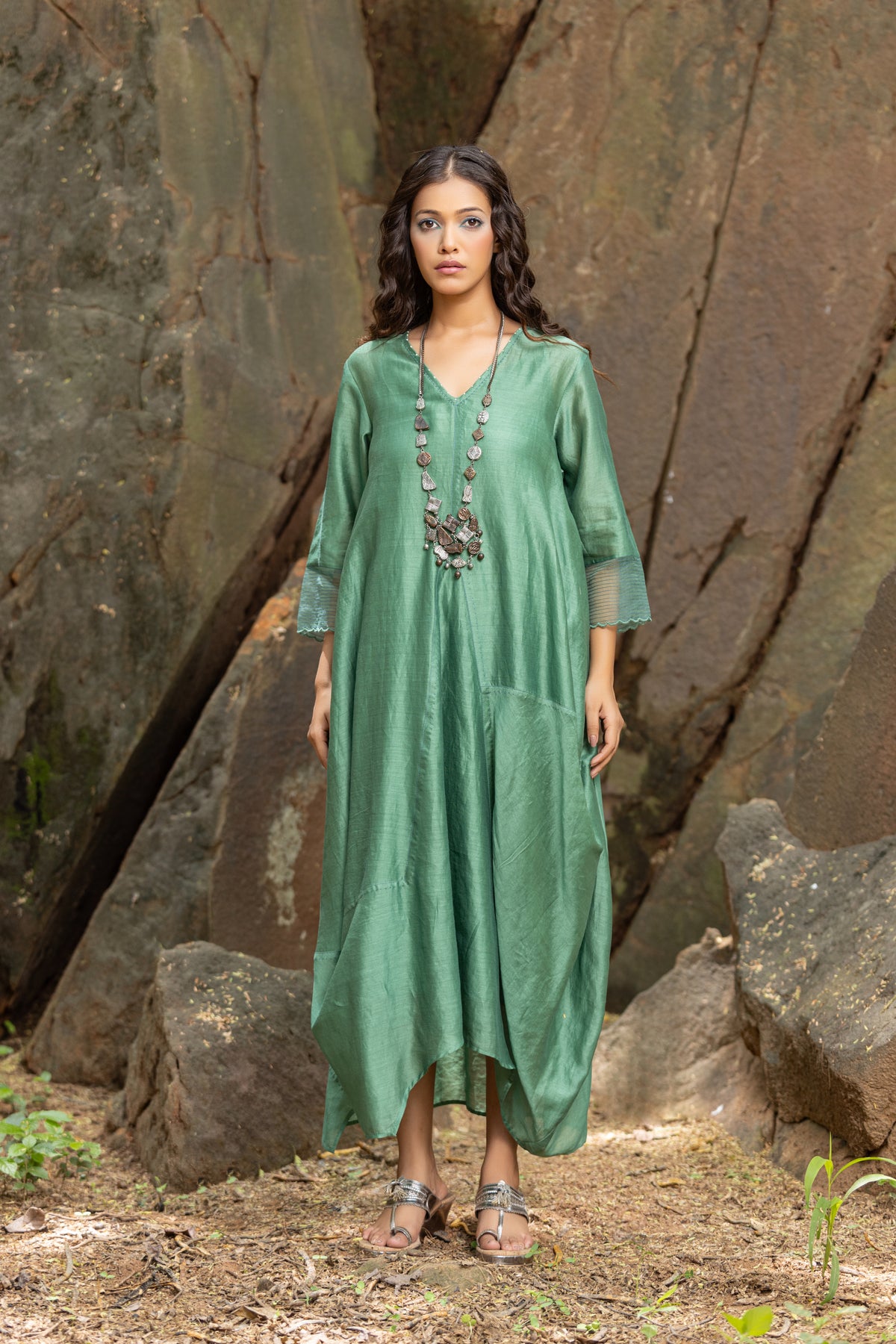 Forest Green Tahmina Dress