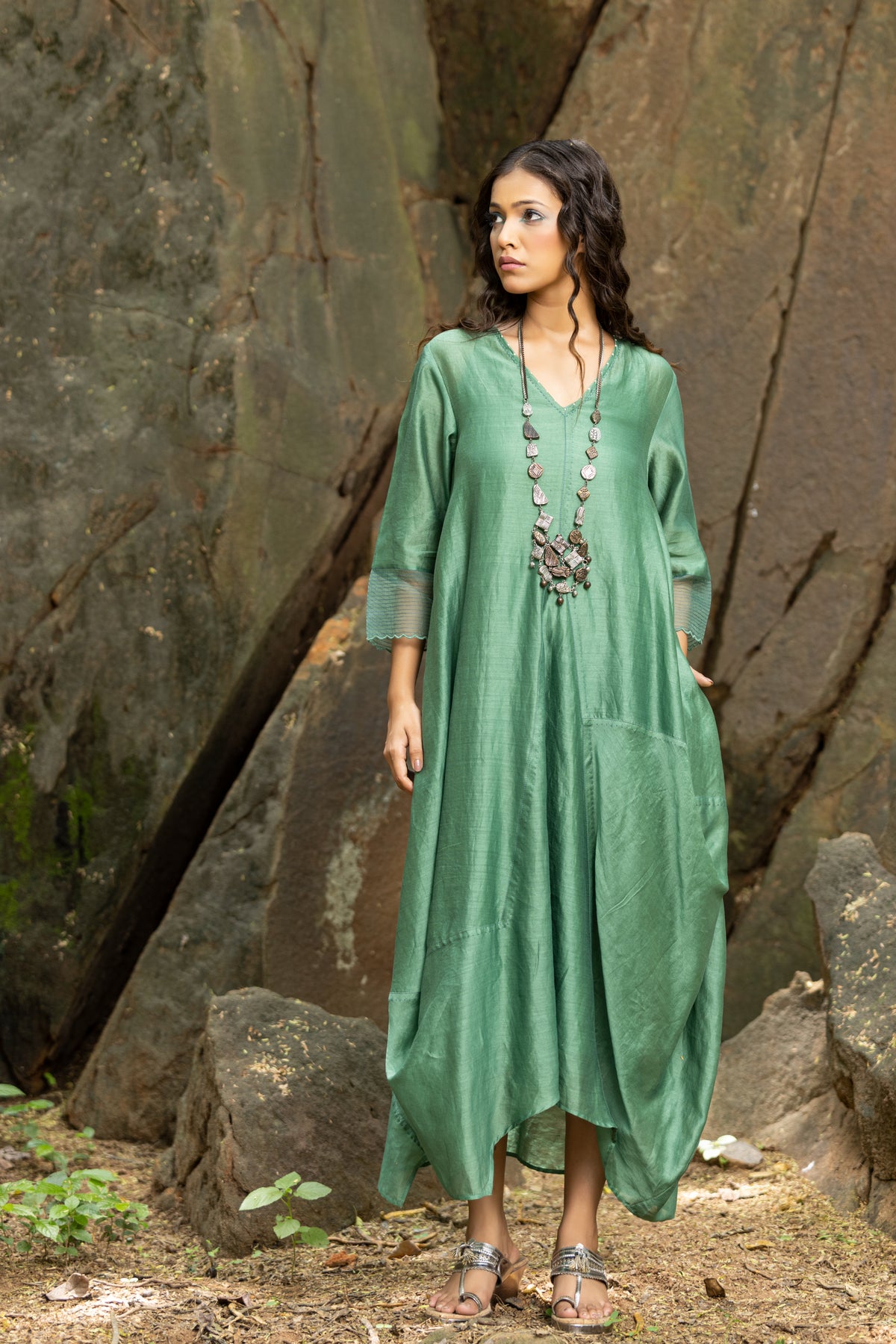 Forest Green Tahmina Dress