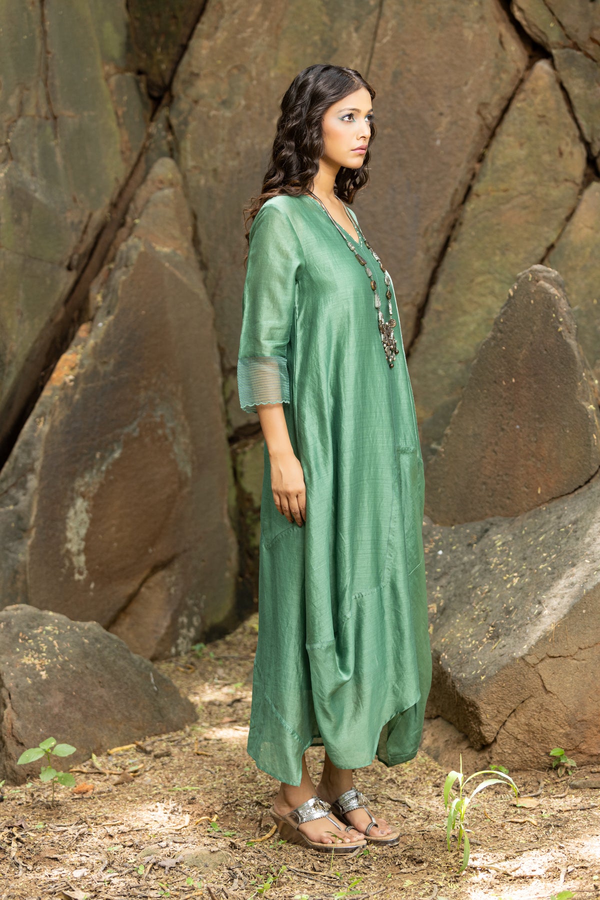 Forest Green Tahmina Dress