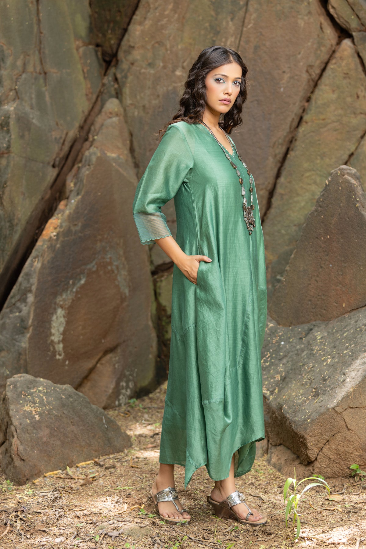 Forest Green Tahmina Dress