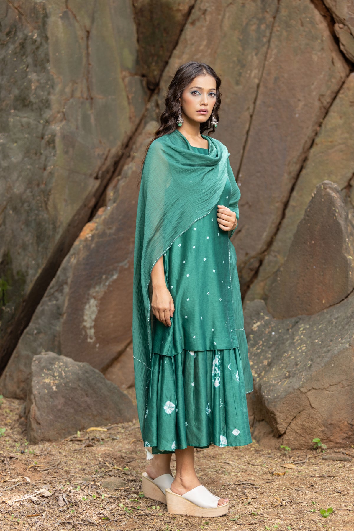 Emerald Green Aisha Dress