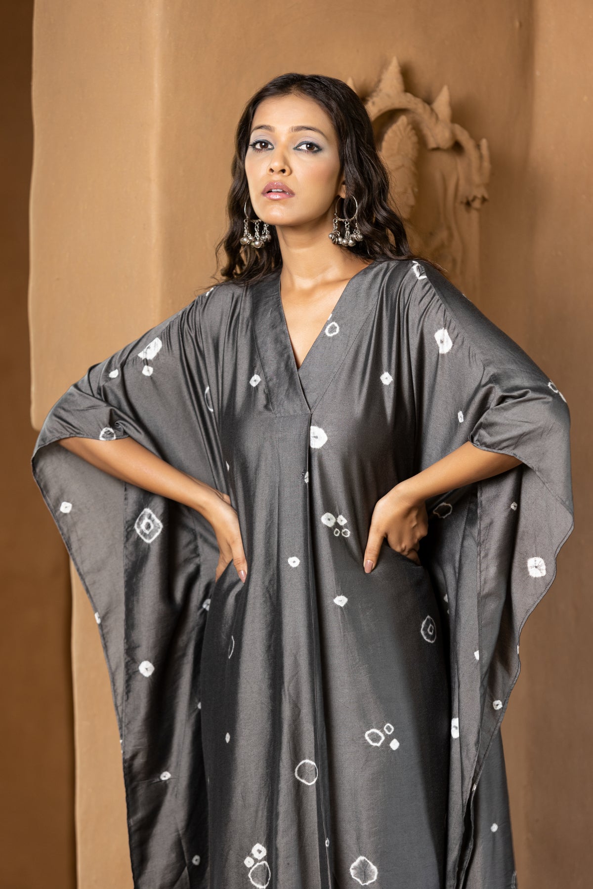 Charcoal Grey Caria Kaftan