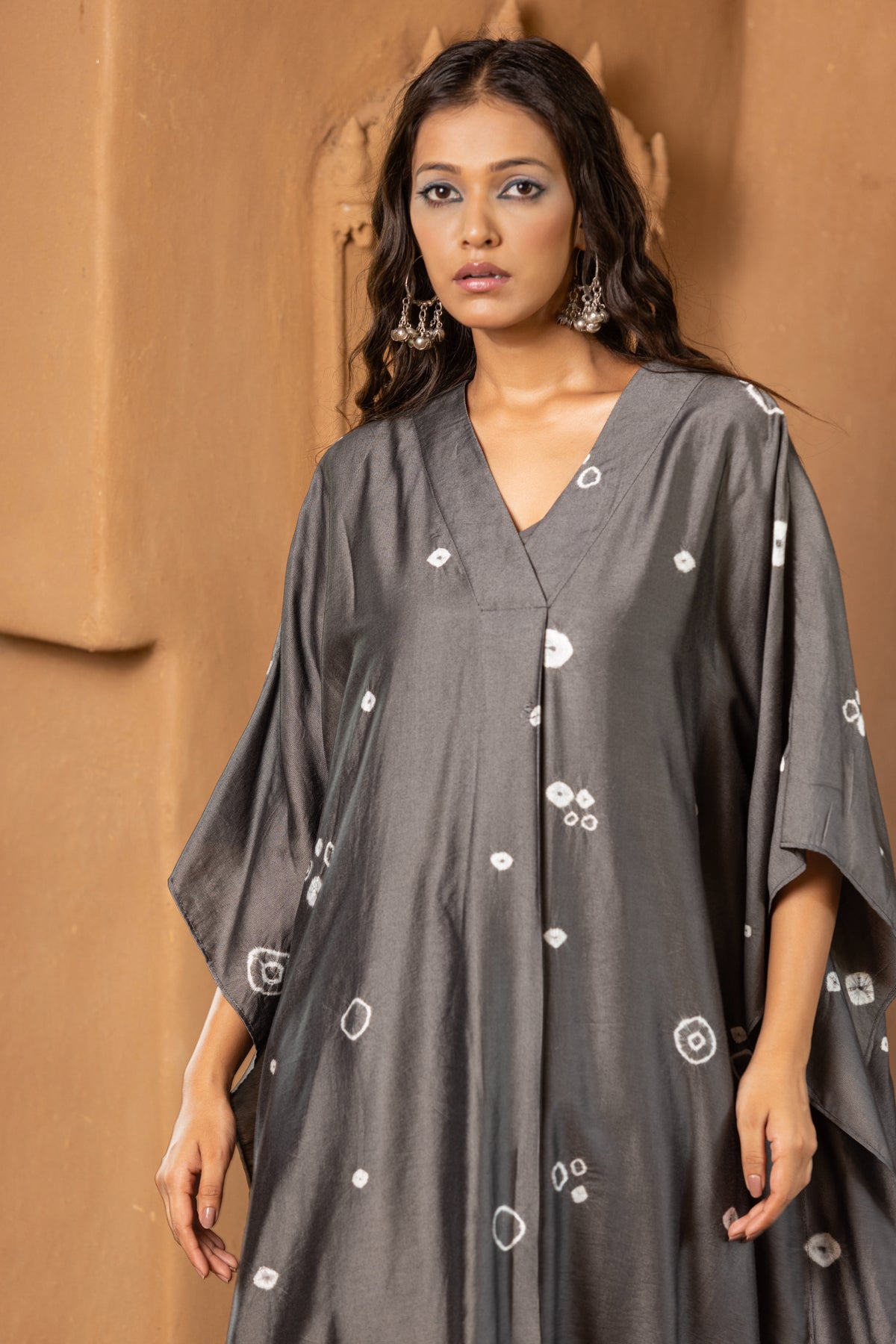 Charcoal Grey Caria Kaftan