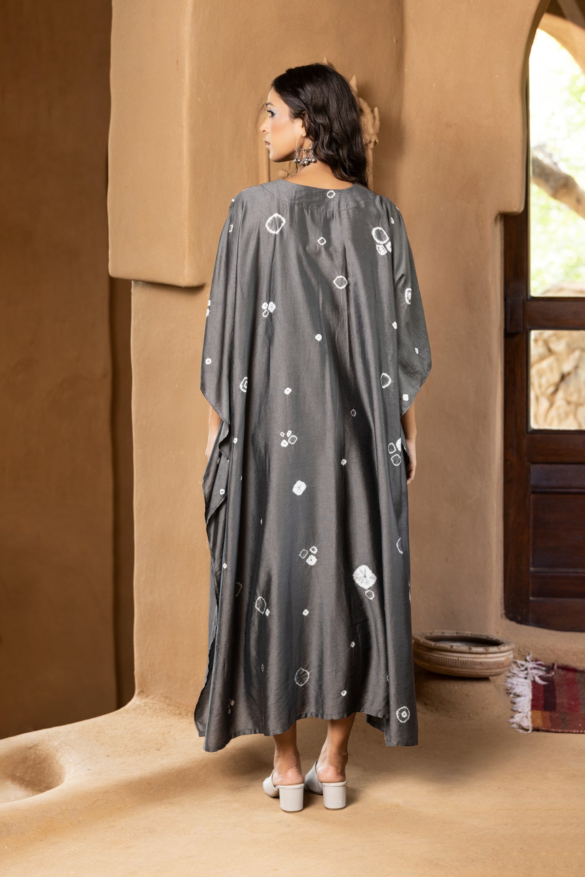 Charcoal Grey Caria Kaftan