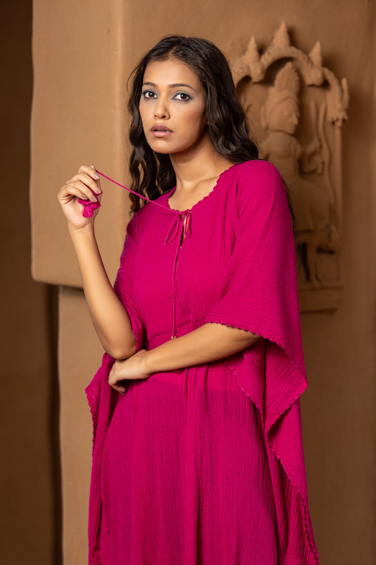 Dahlia Pink Amara Kaftan