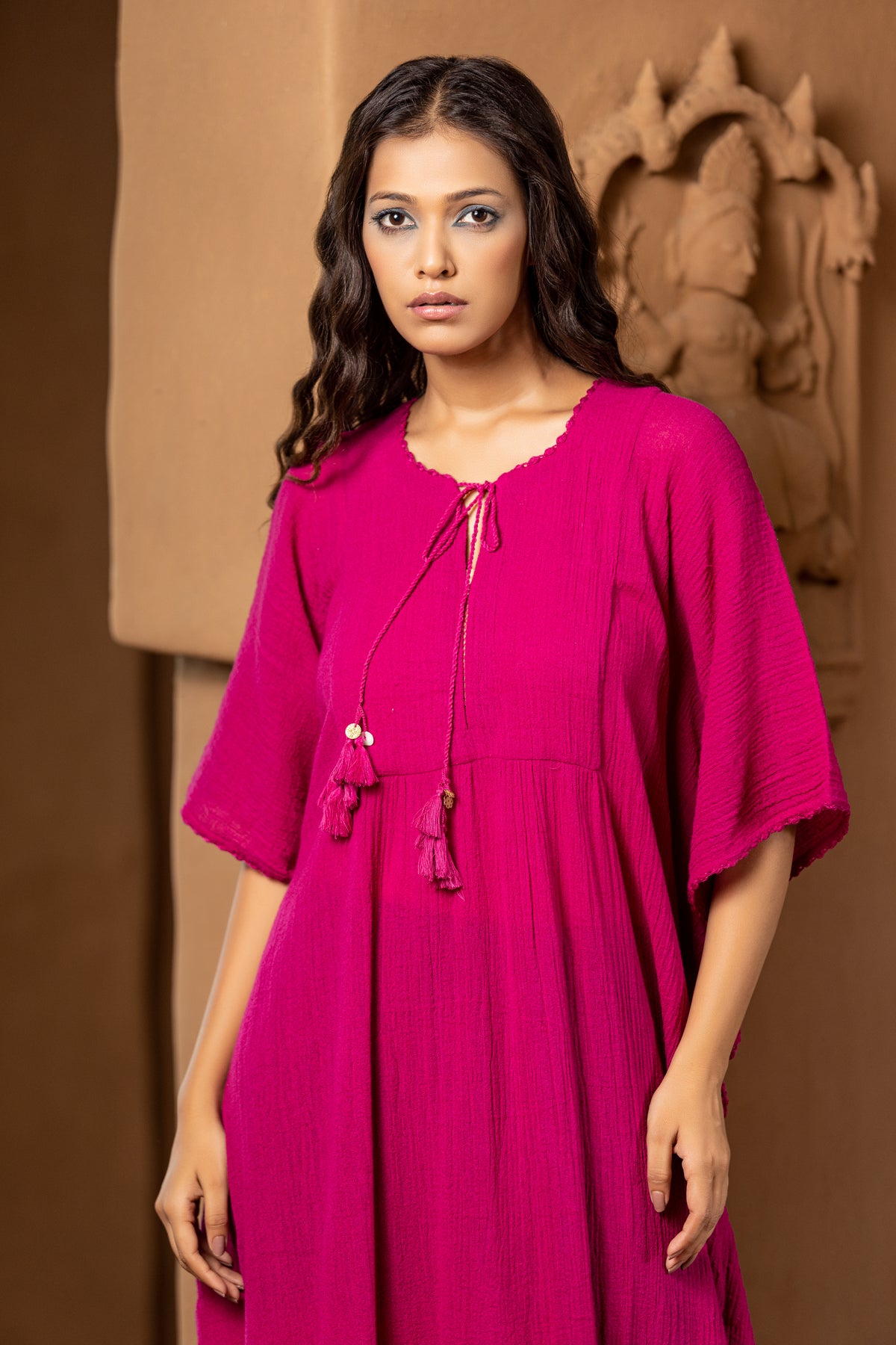 Dahlia Pink Amara Kaftan