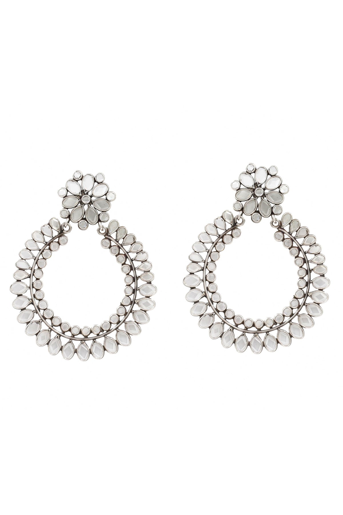 Radiant Silver Earrings