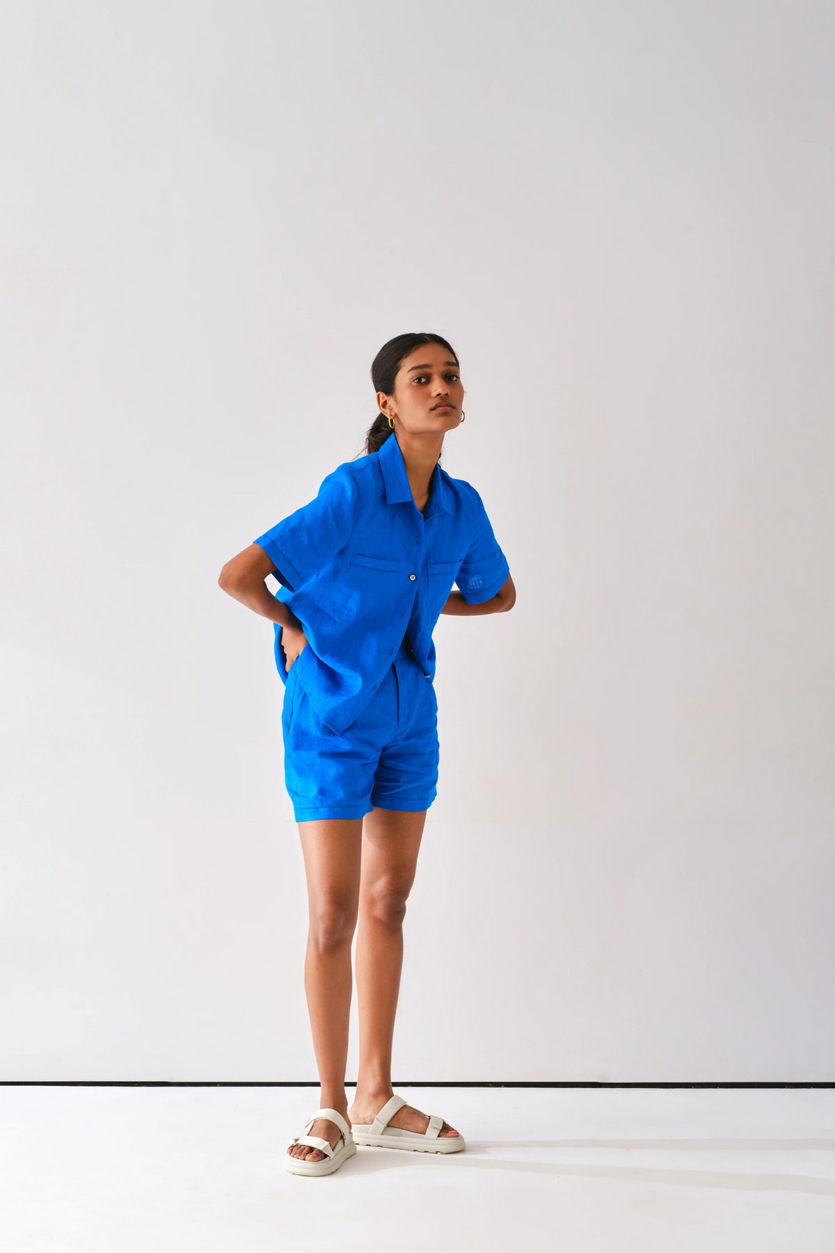 Mahi Linen Boxy Shirt