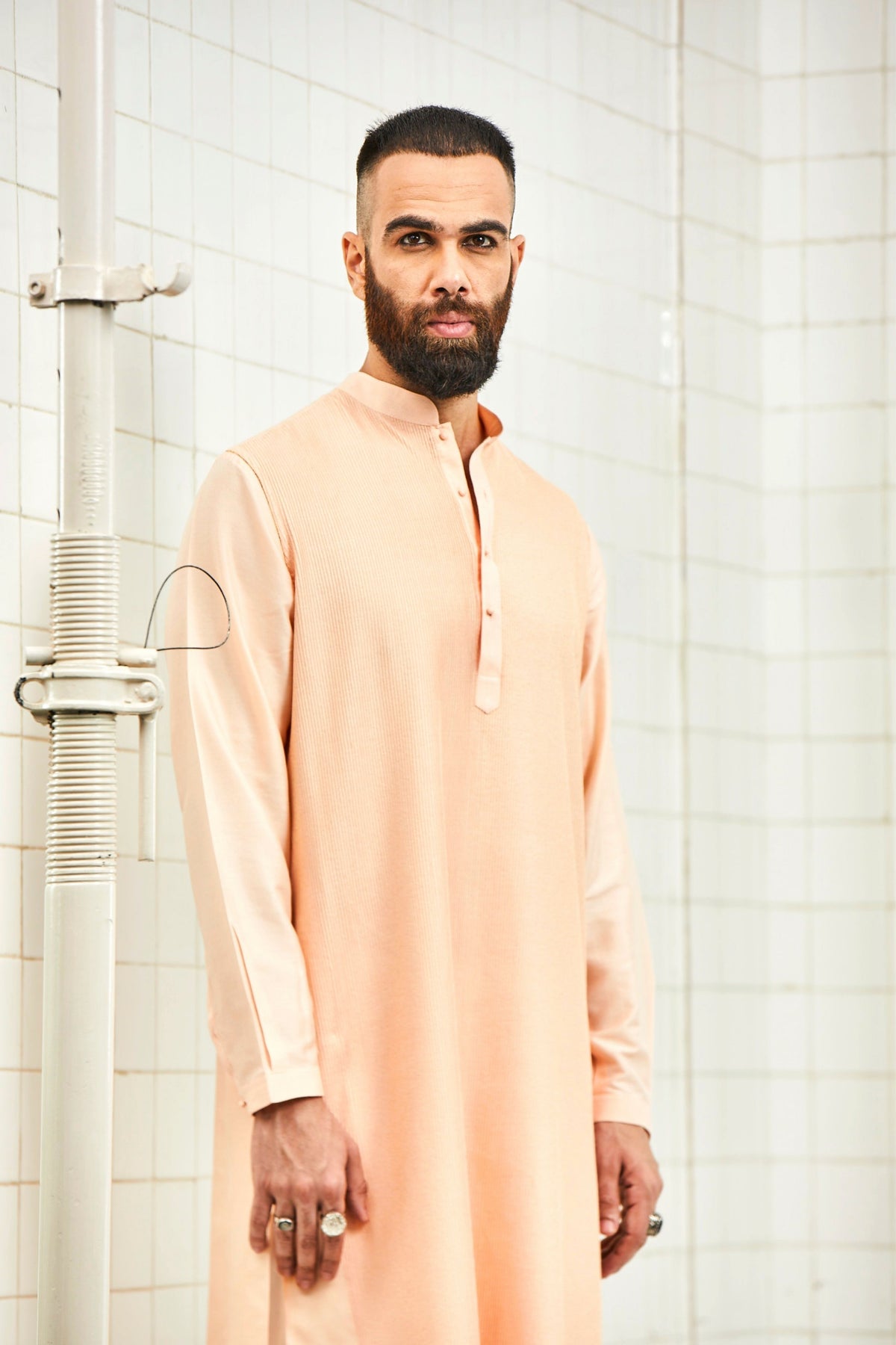 Khinsar Pintuck Kurta Set