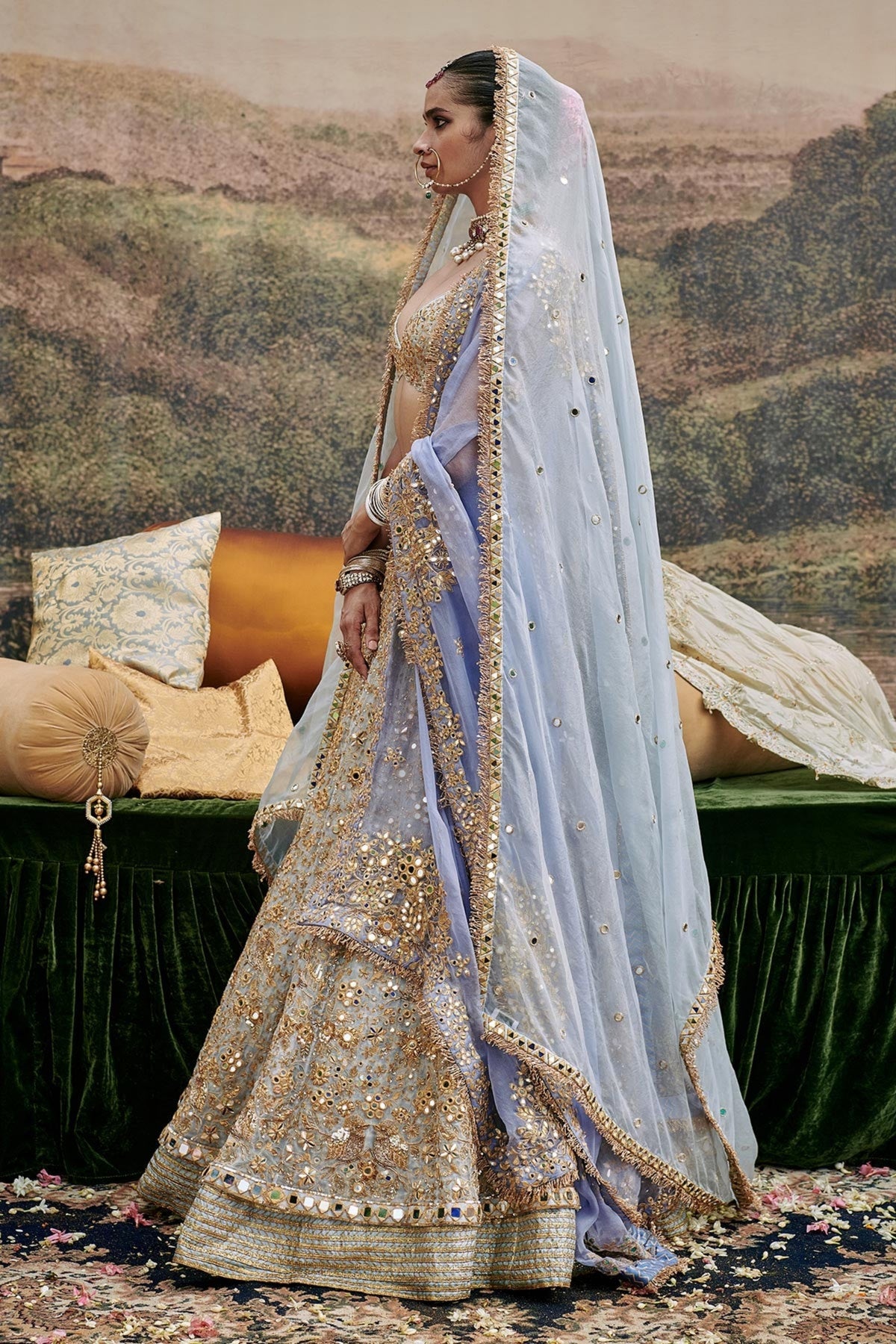 Khwab Sitara Lehenga Set and Veil