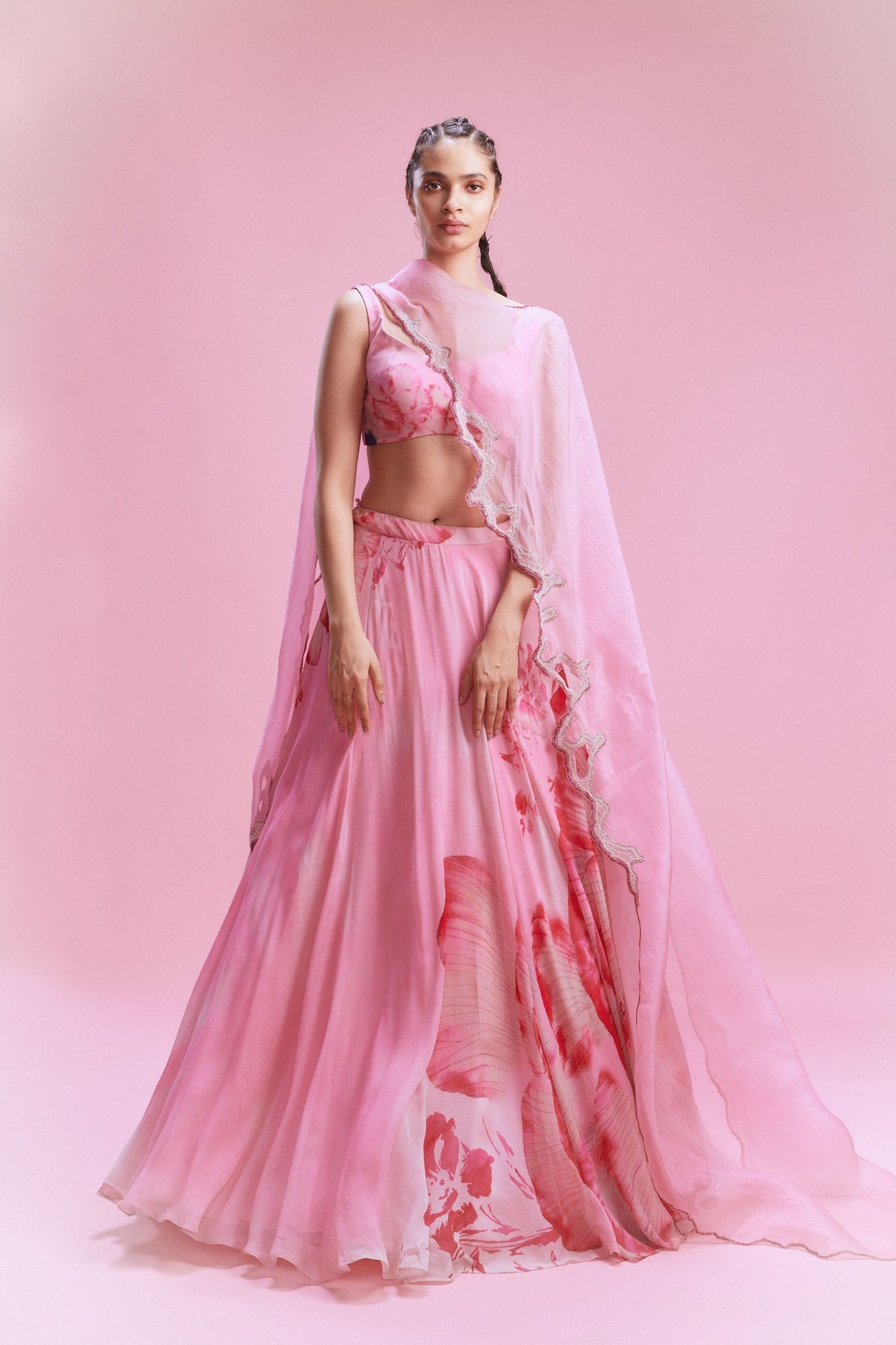 Sanvi Blush Pink Lehenga