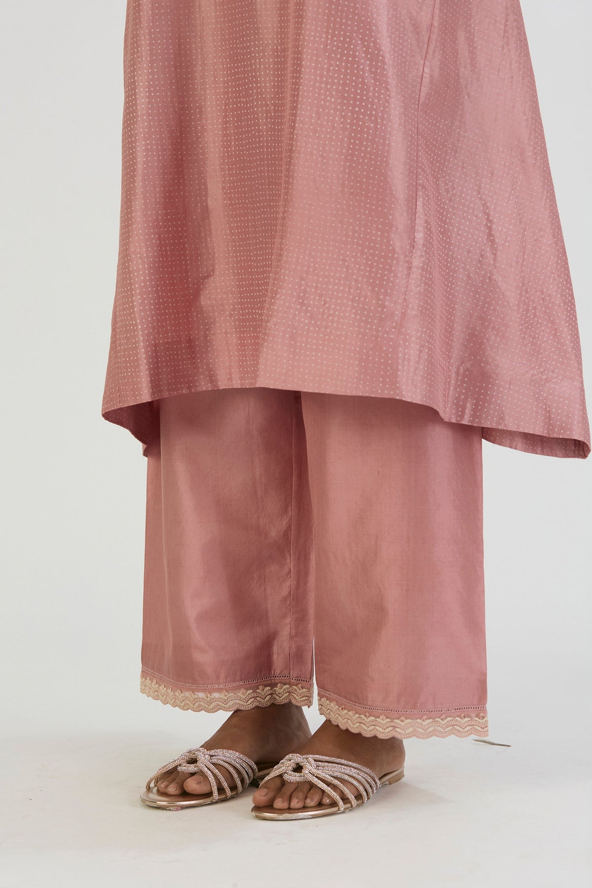 Pink Dhara Kurta and Pant