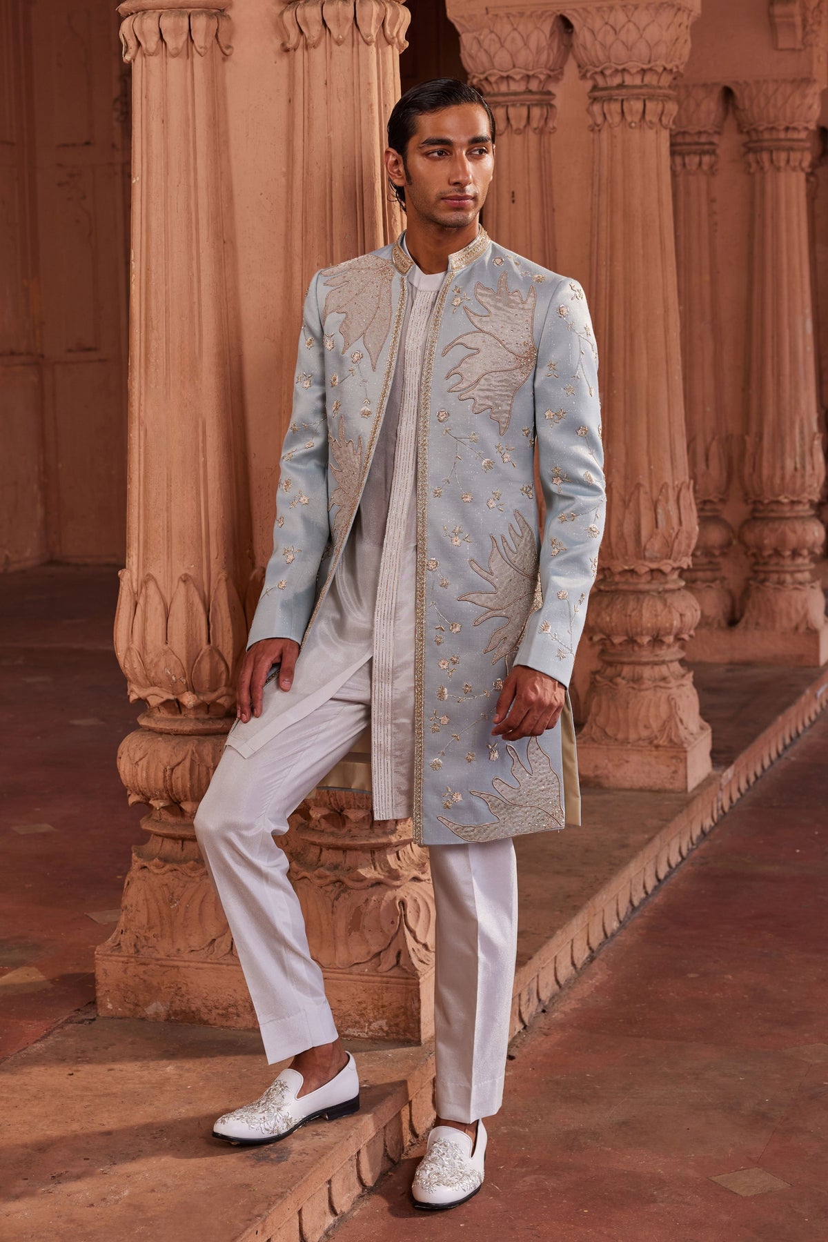 Elaya Silk Sherwani Set