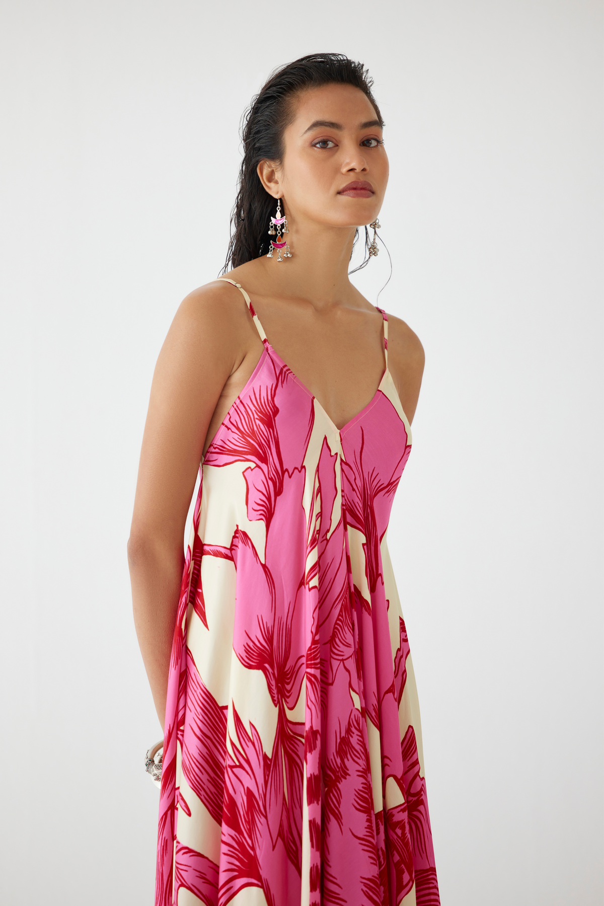 Pink  Aphrodite Strappy Dress