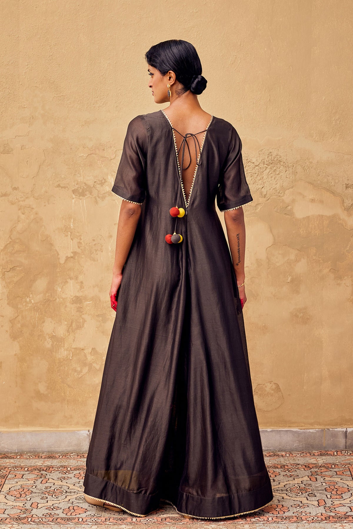 Shaam Jumpsuit in Charcoal