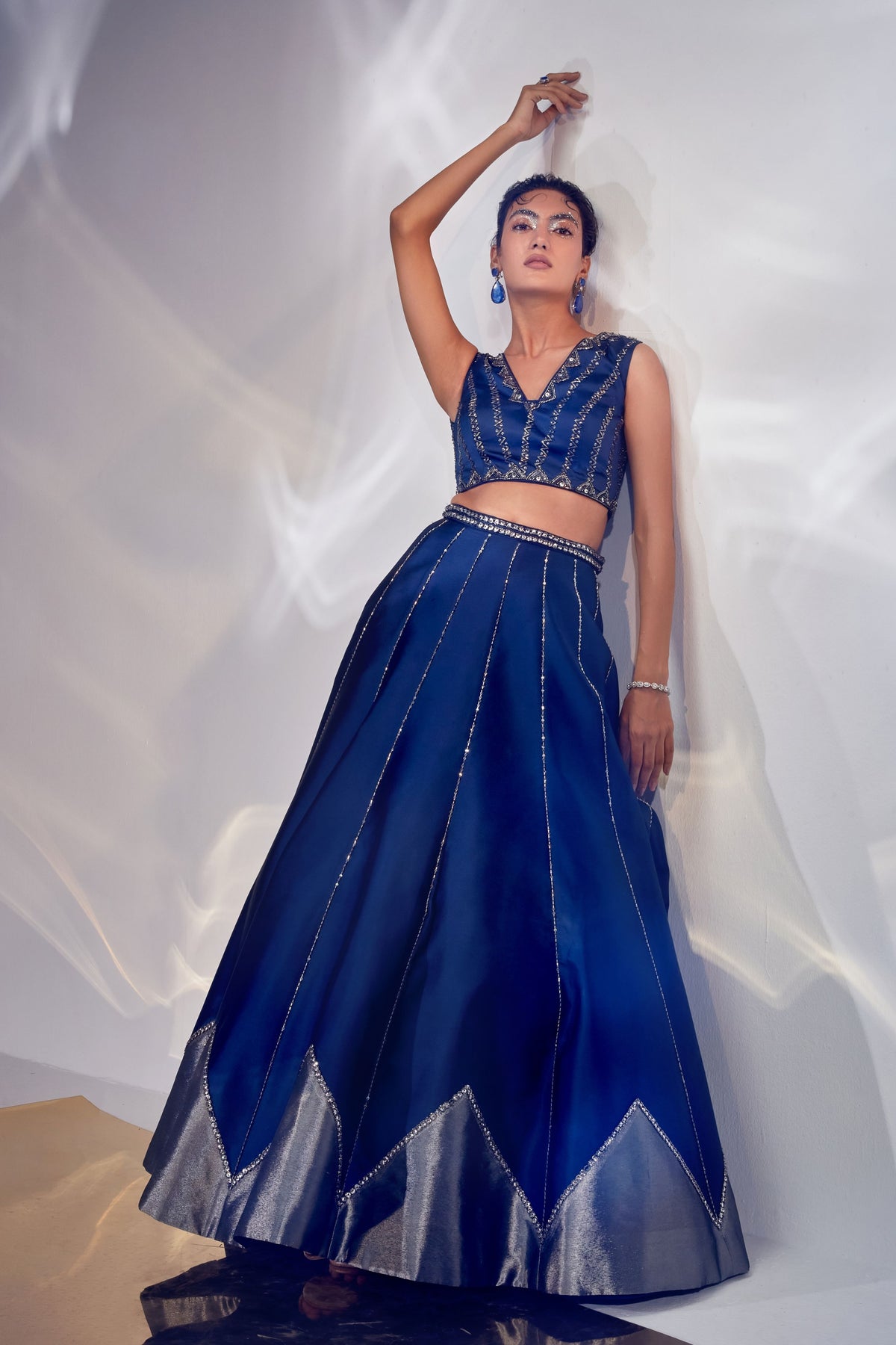 Blue Lehenga Set