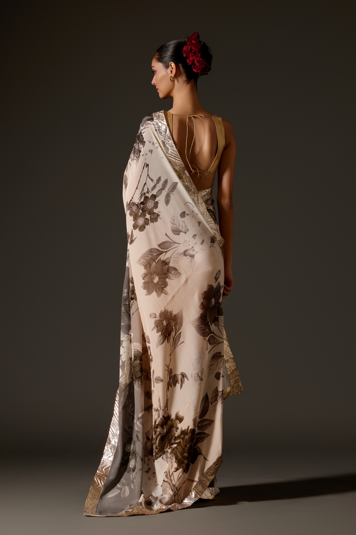 Elegant Crepe Saree