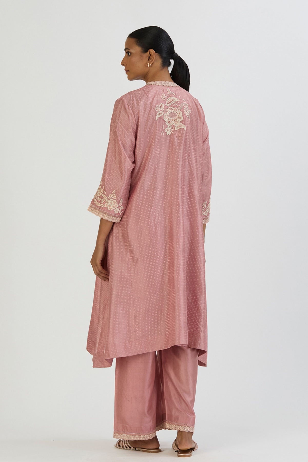 Pink Dhara Kurta and Pant