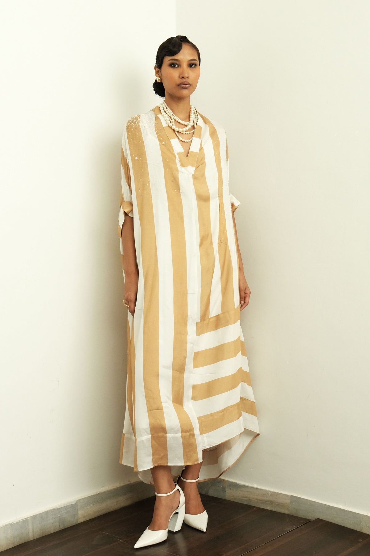 Mangol Drape Dress