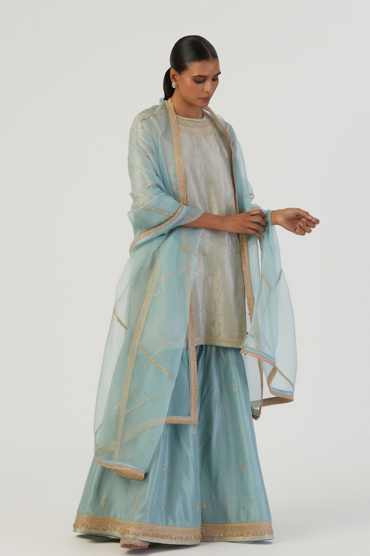 Bani Blue Kurta Sharara