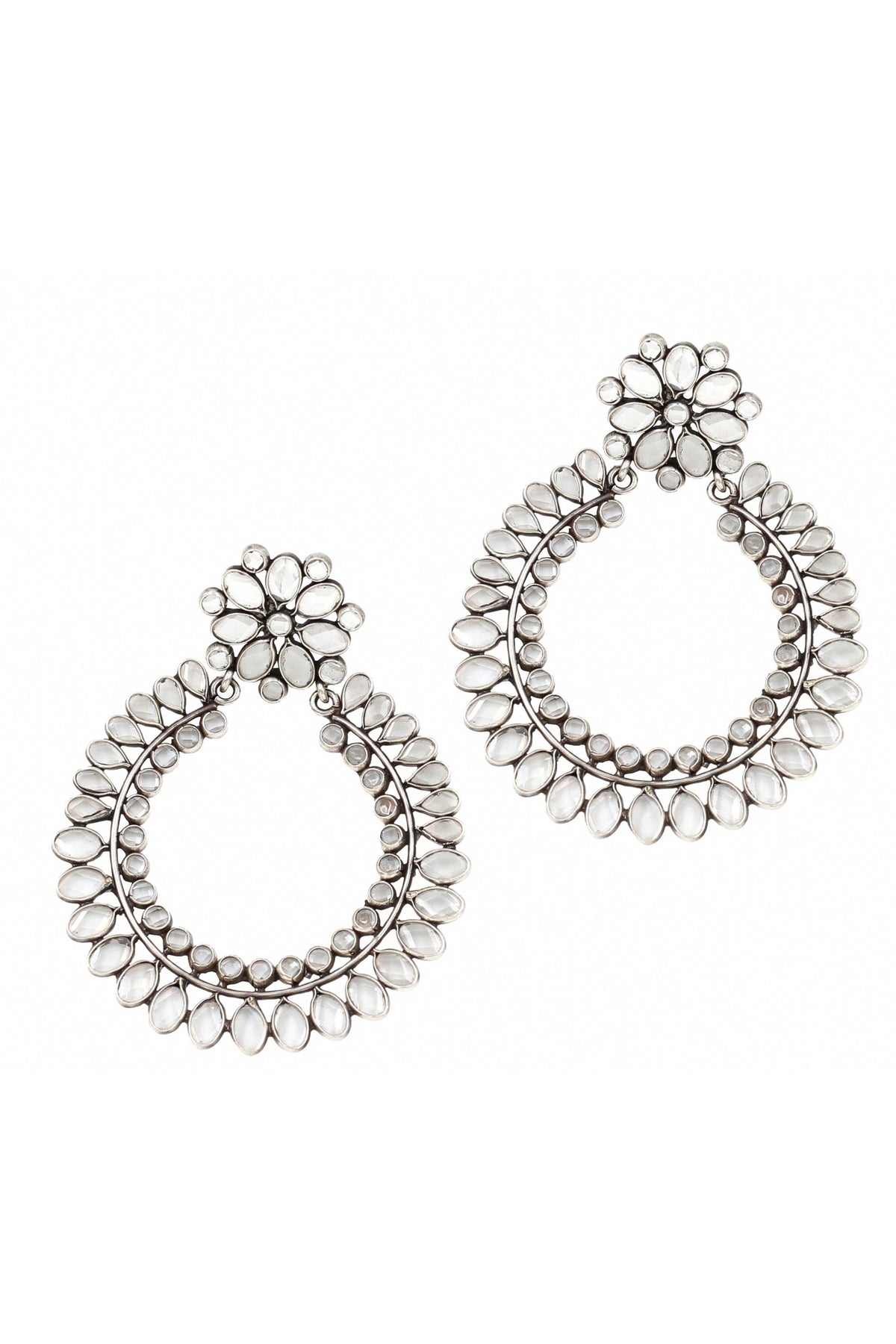 Radiant Silver Earrings