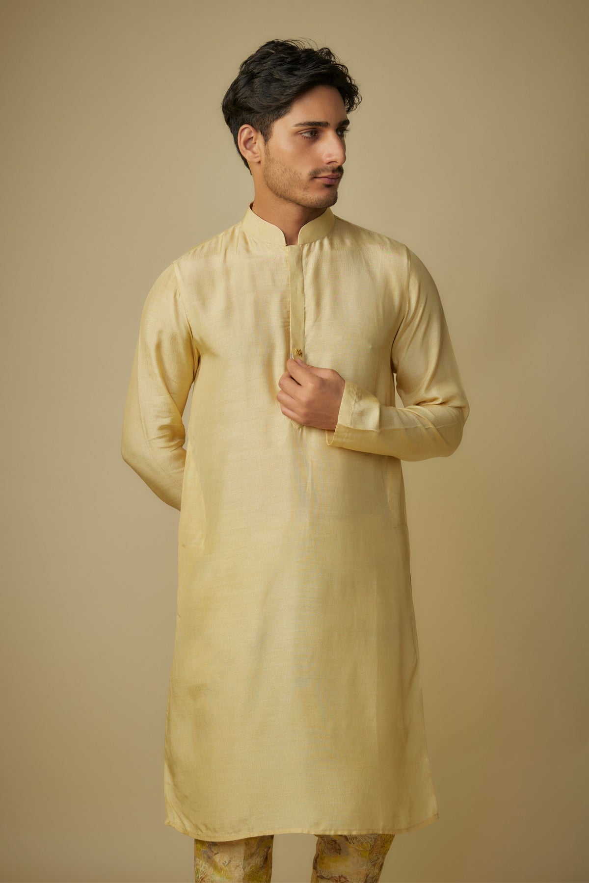 Yellow Kurta With Pants