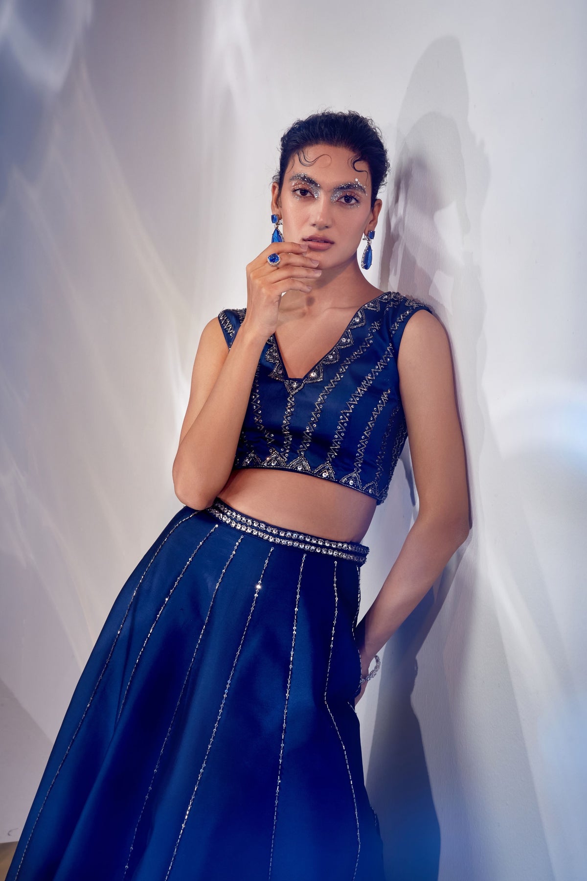 Blue Lehenga Set