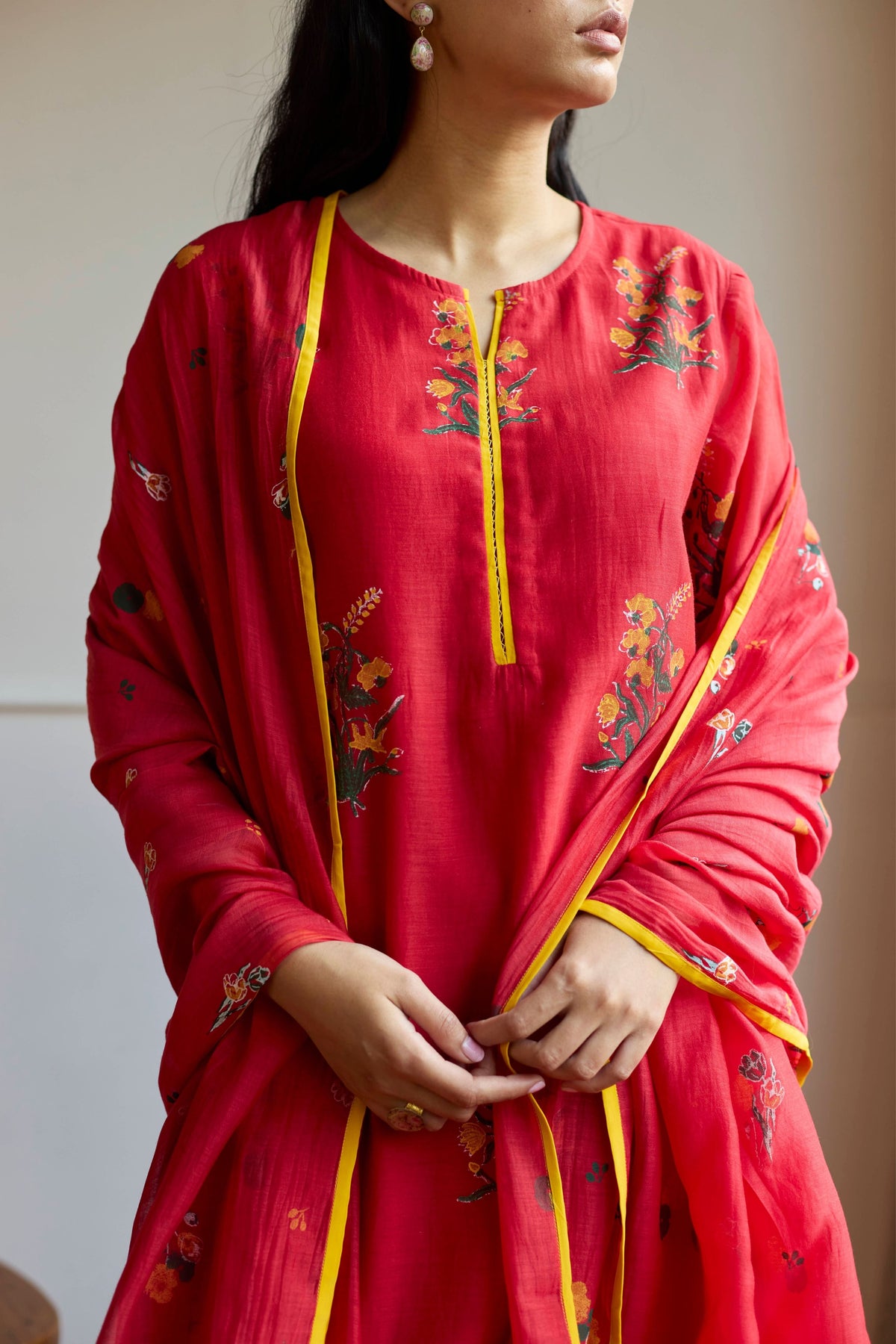 Scarlet Kurta Set